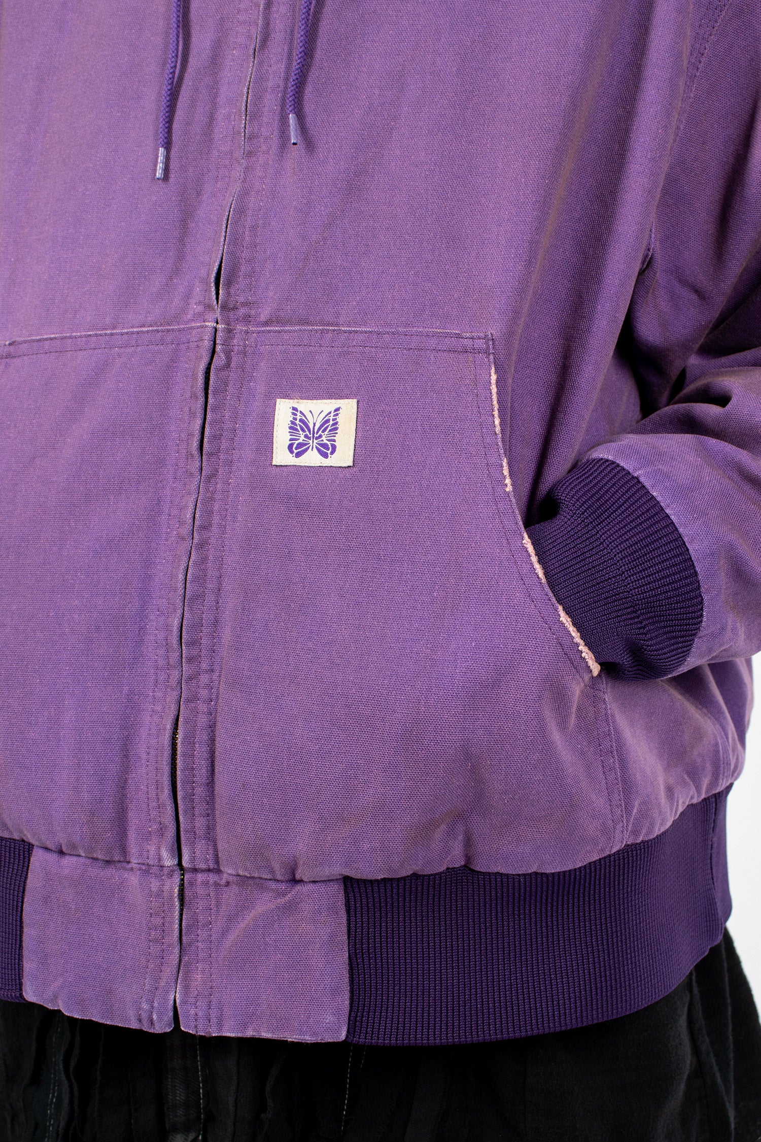 Zip Work Hoody Purple