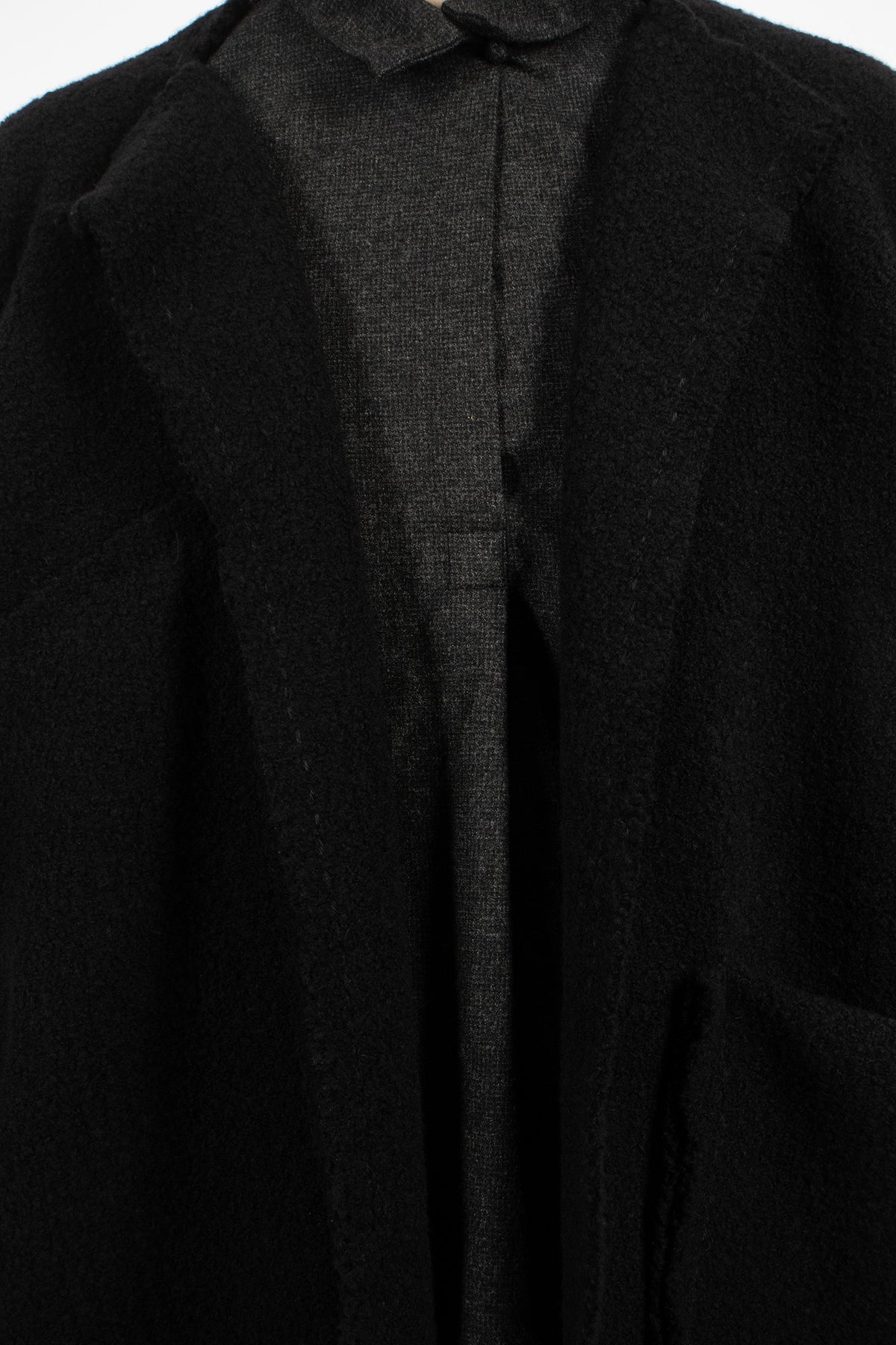 Teddy Cashmere Coat Black
