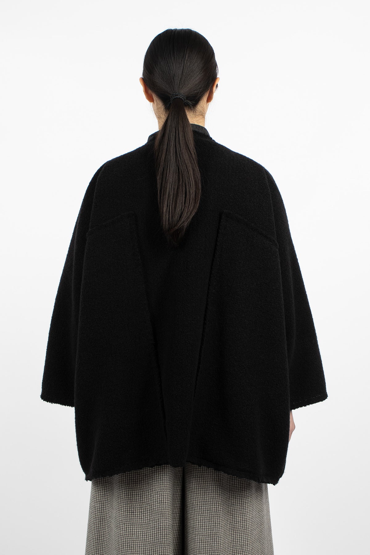 Teddy Cashmere Coat Black