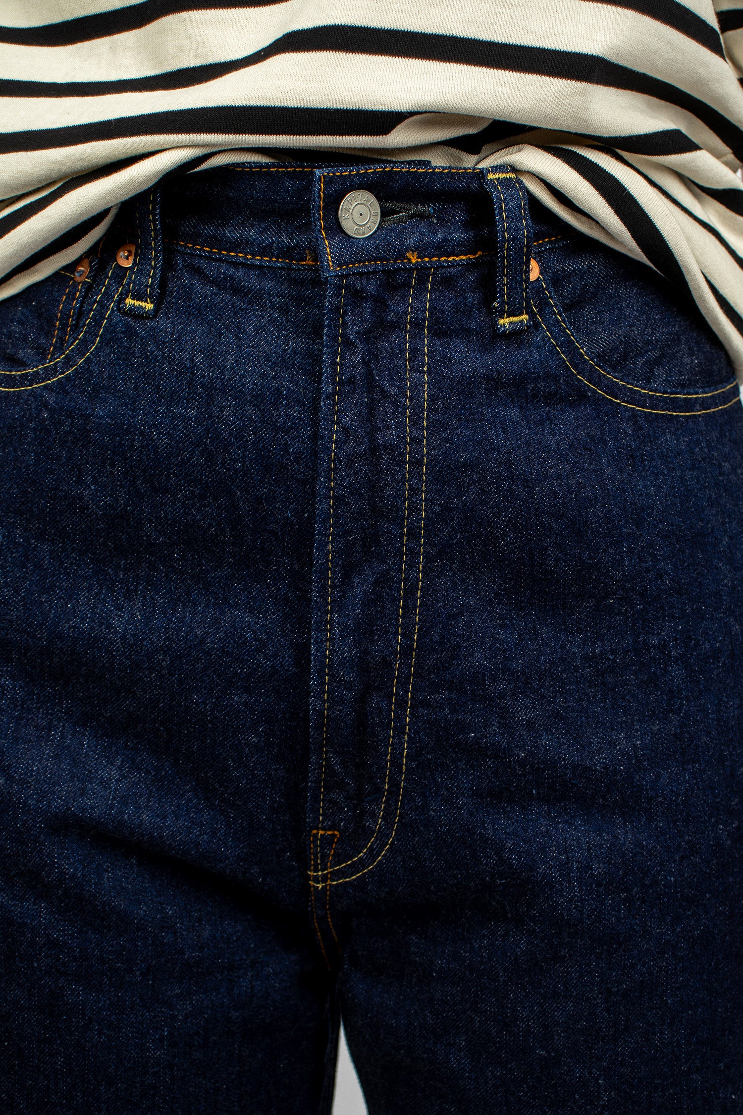 12oz High Waist Jeans One Wash