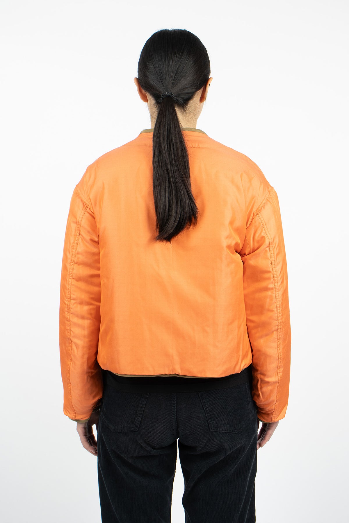 Liner Down Reversible Jacket Brown