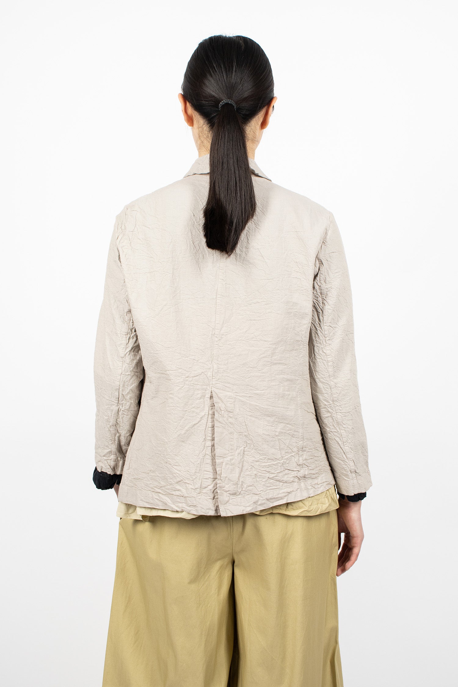 Washed Riding Jacket Natural
