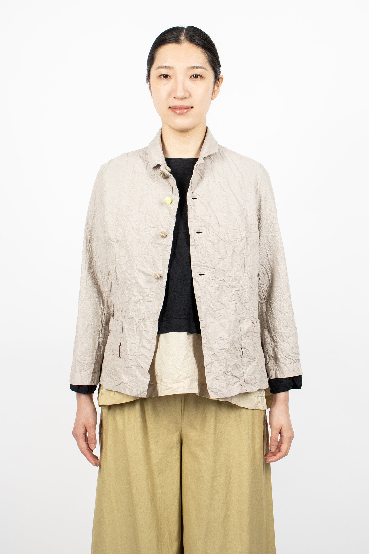 Washed Riding Jacket Natural