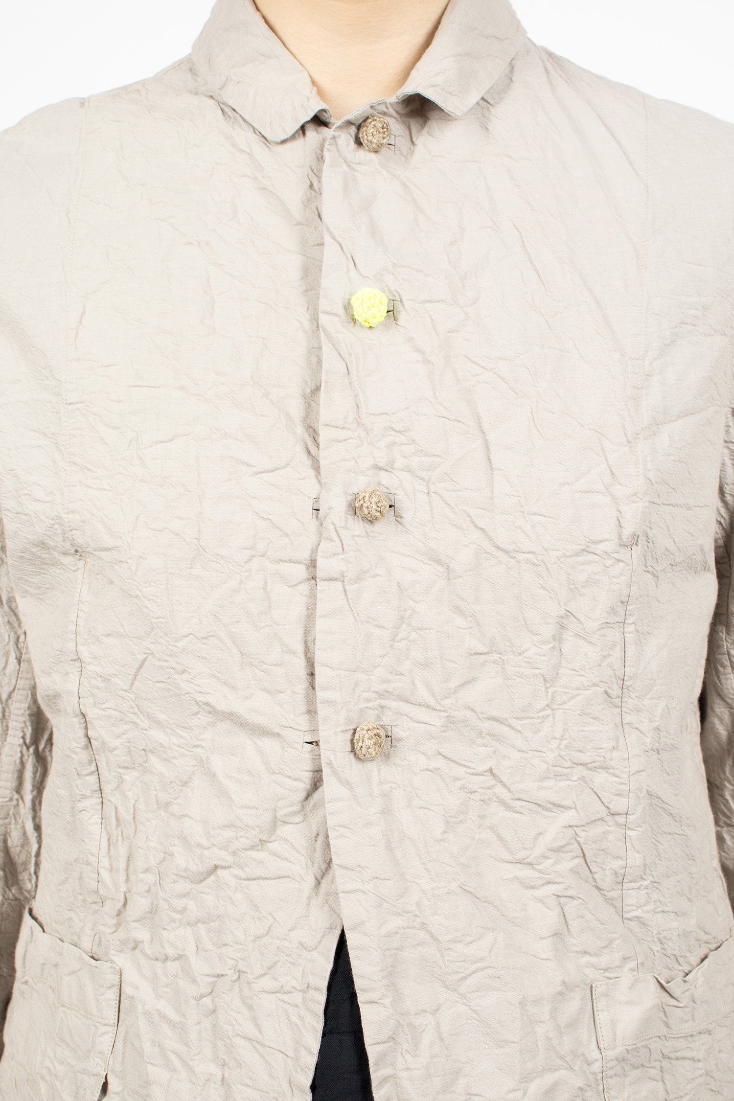 Washed Riding Jacket Natural