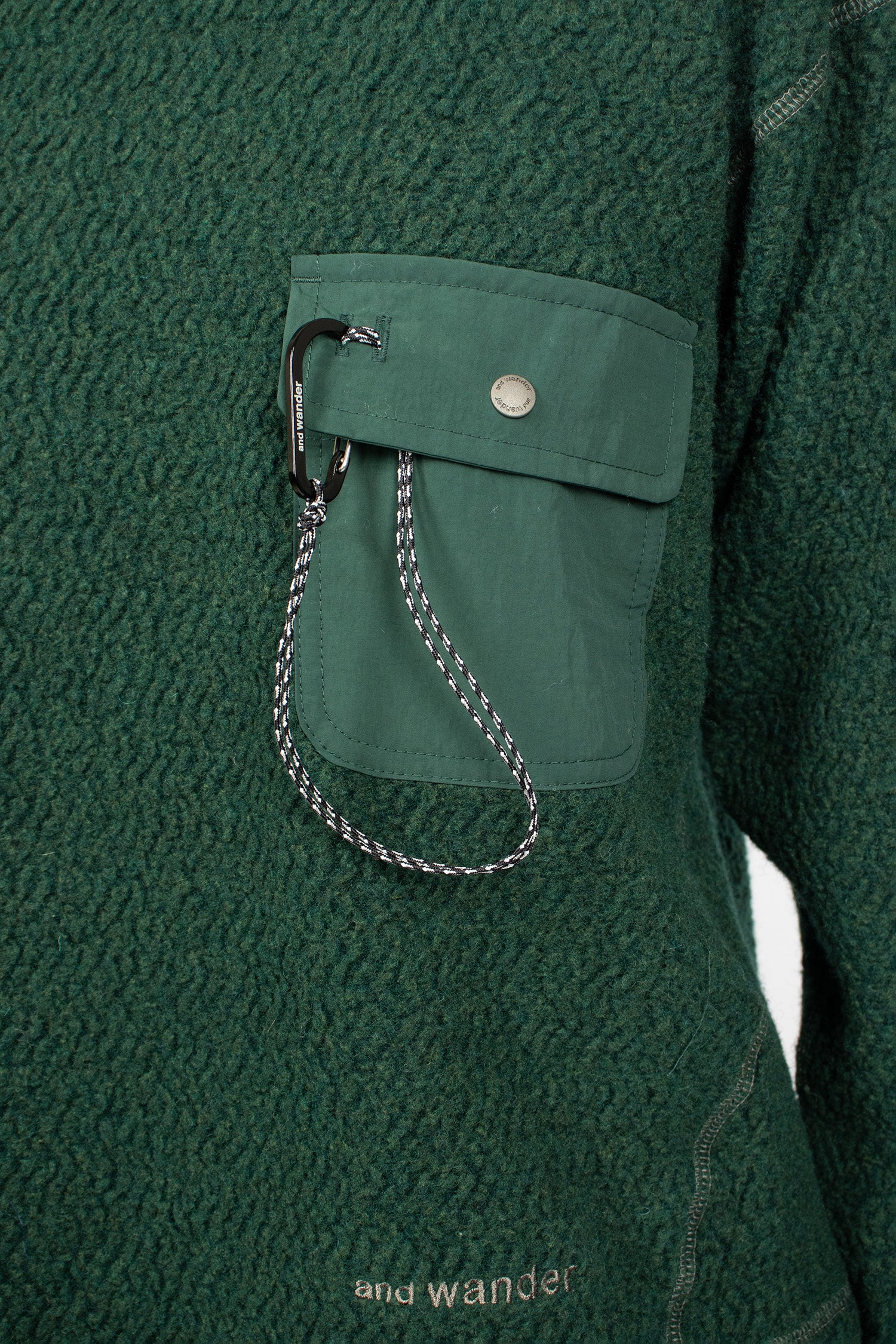 Re Wool JQ Crew Neck Green