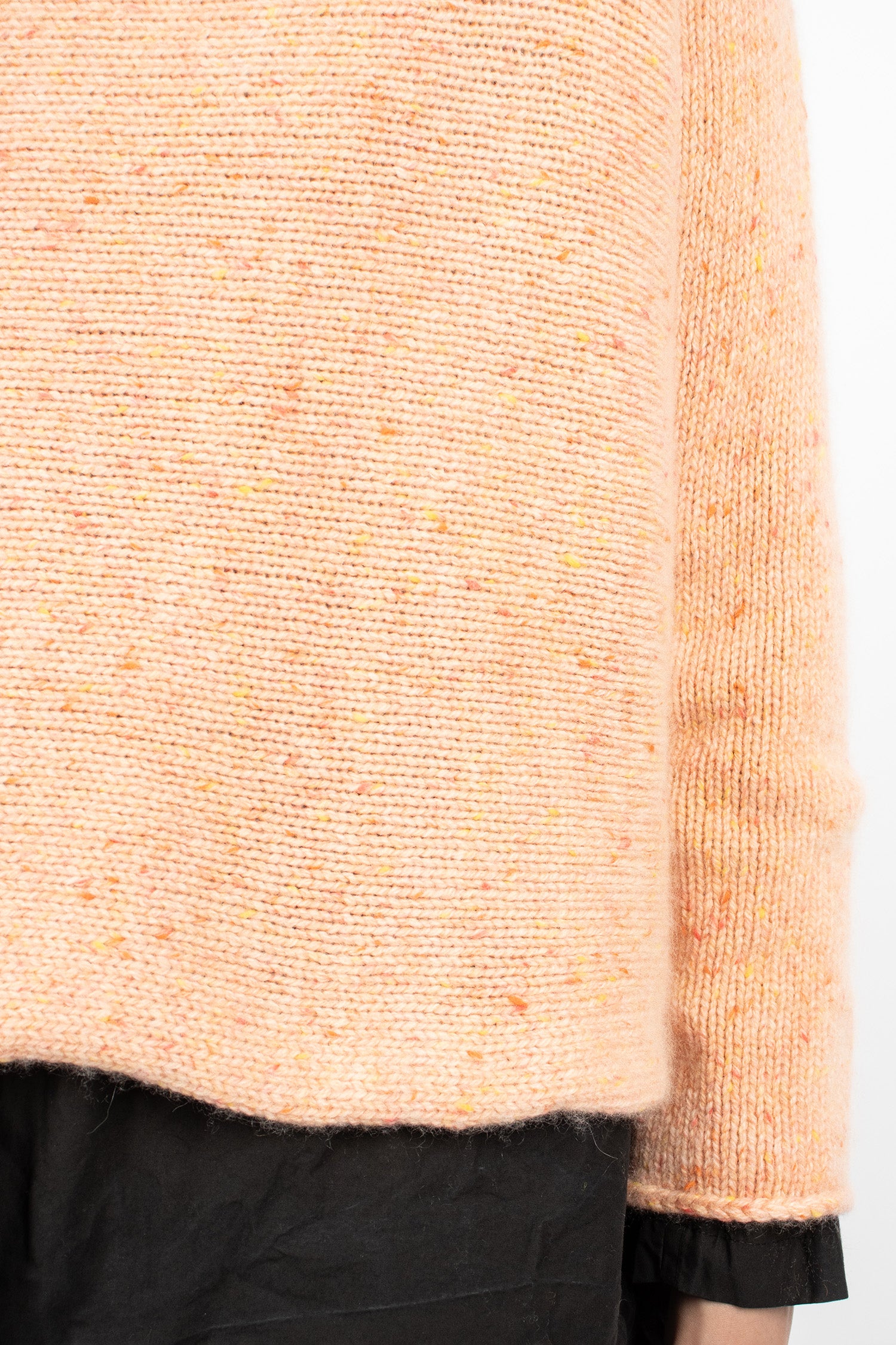 Hazel Cashmere Jumper Pink Donegal
