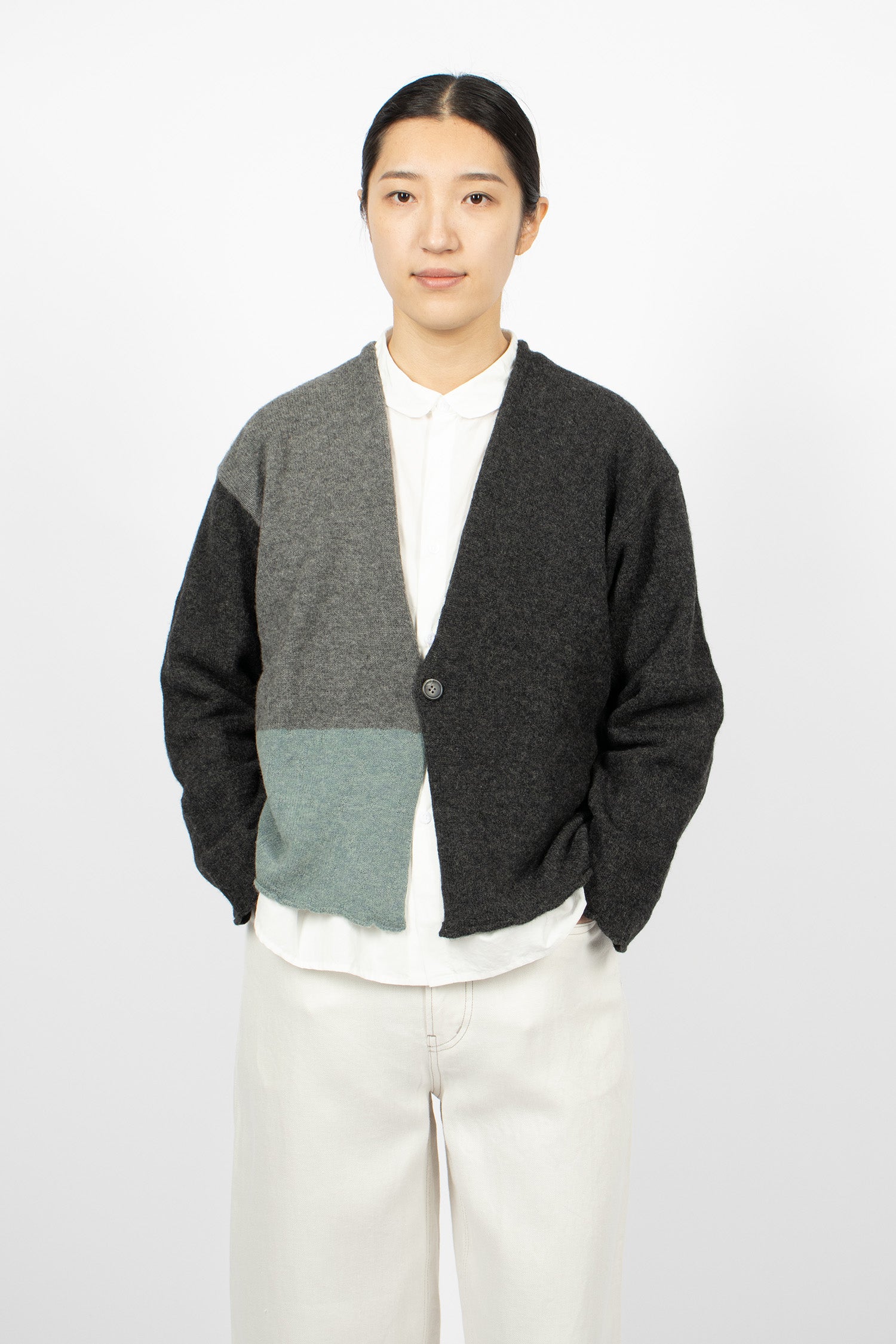 Yak Cardigan Charcoal