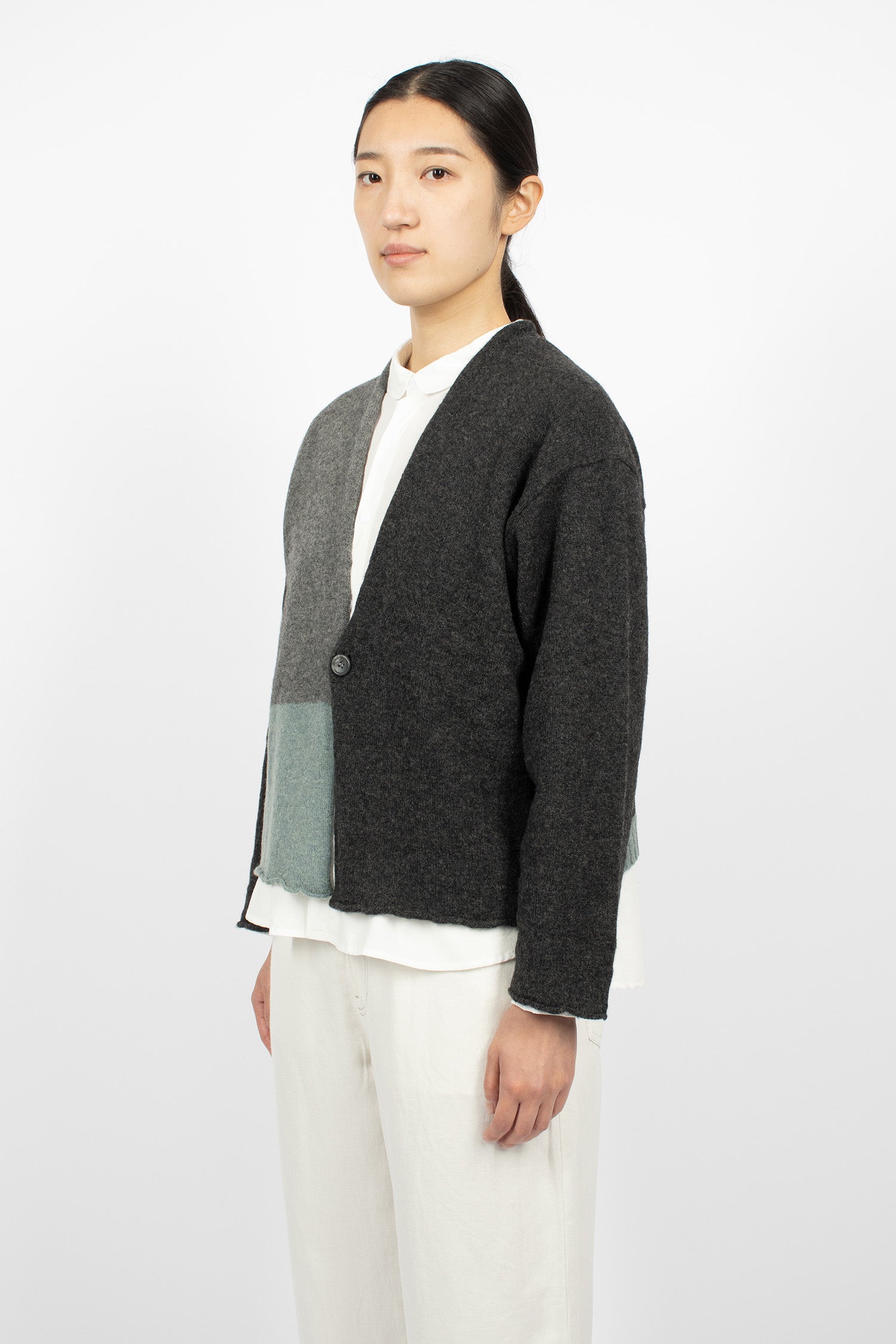 Yak Cardigan Charcoal