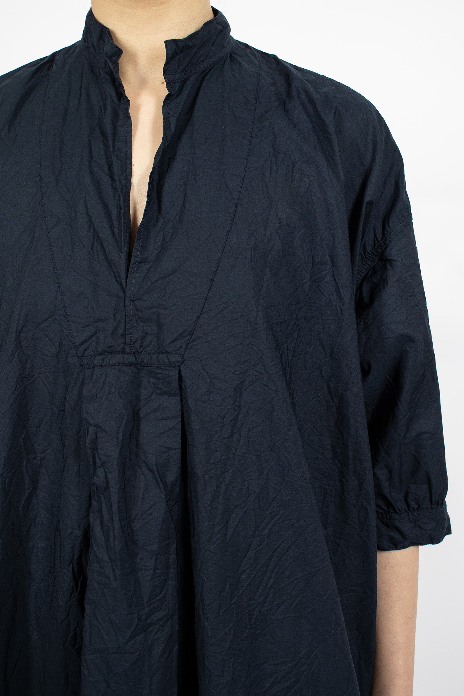 Kora Long Shirt Navy Blue