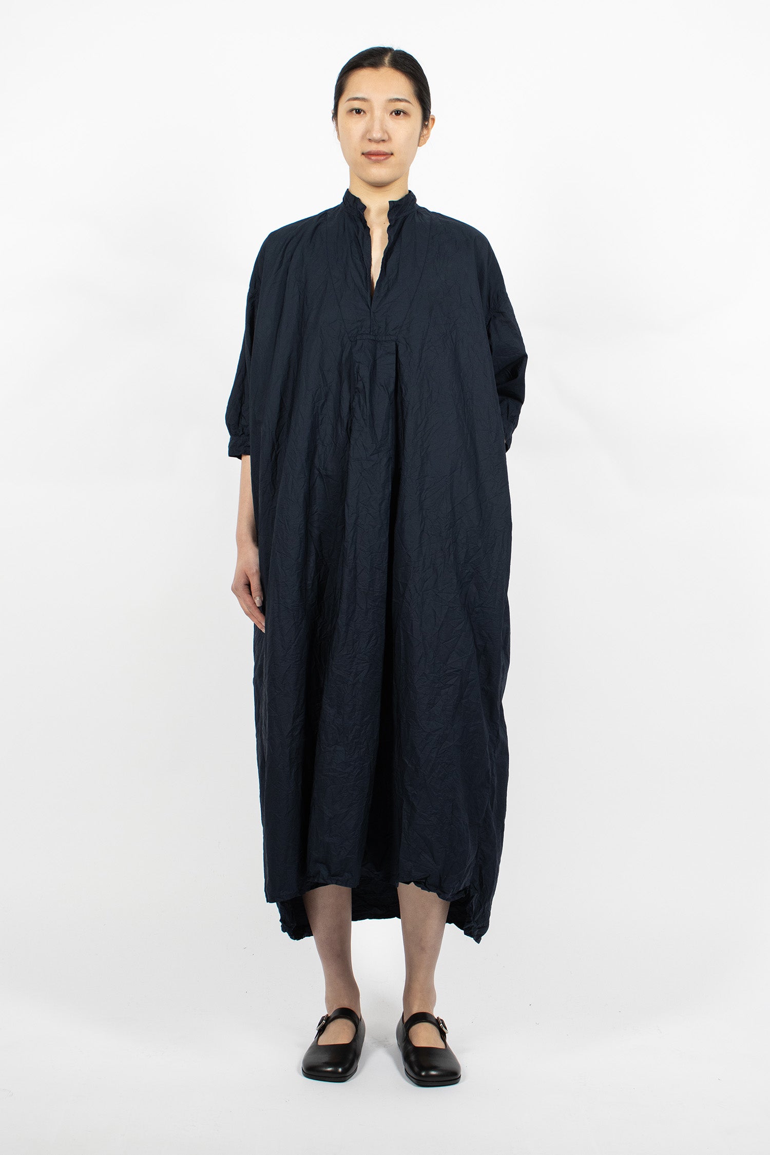 Kora Long Shirt Navy Blue