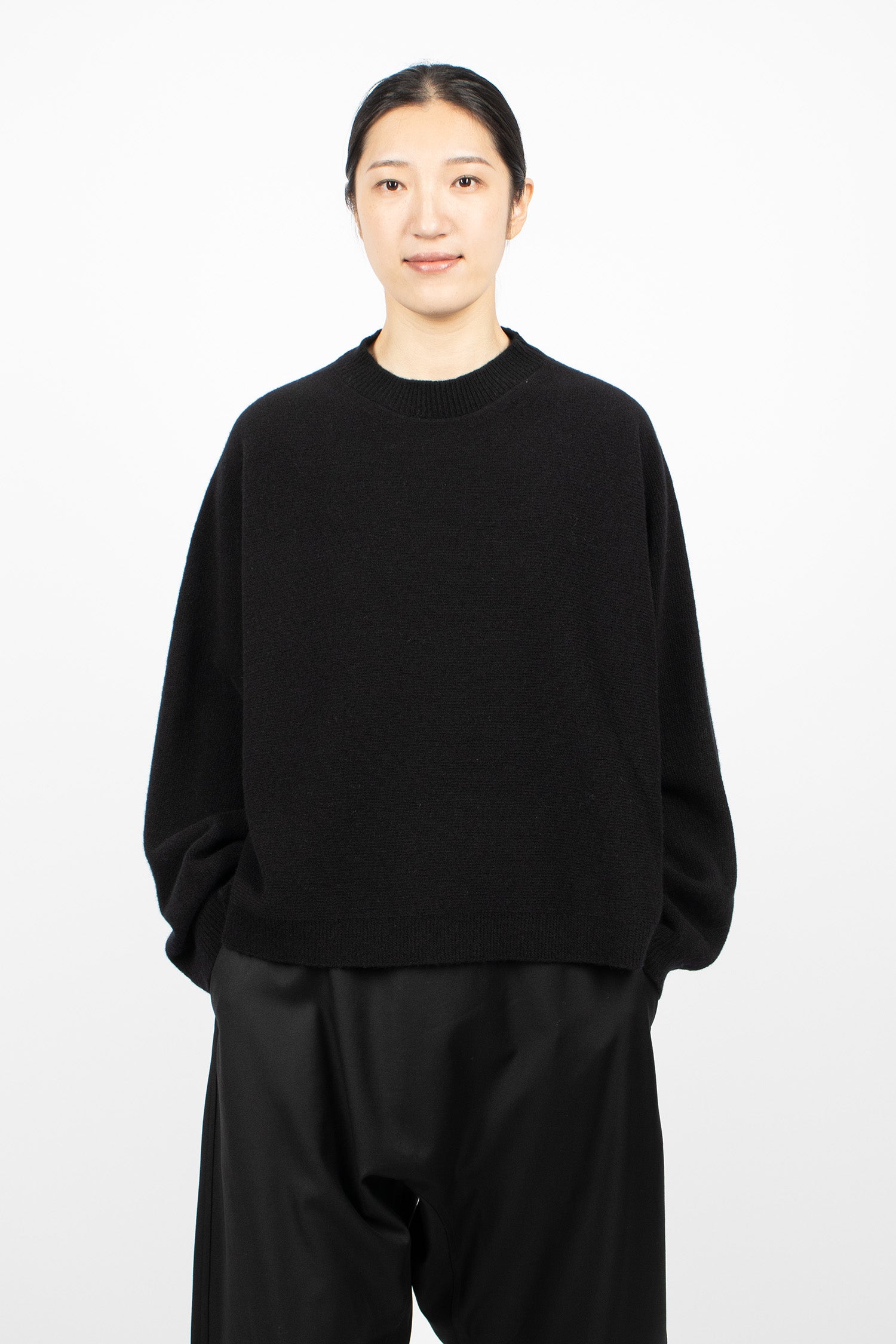 Maui Knit Pullover Black