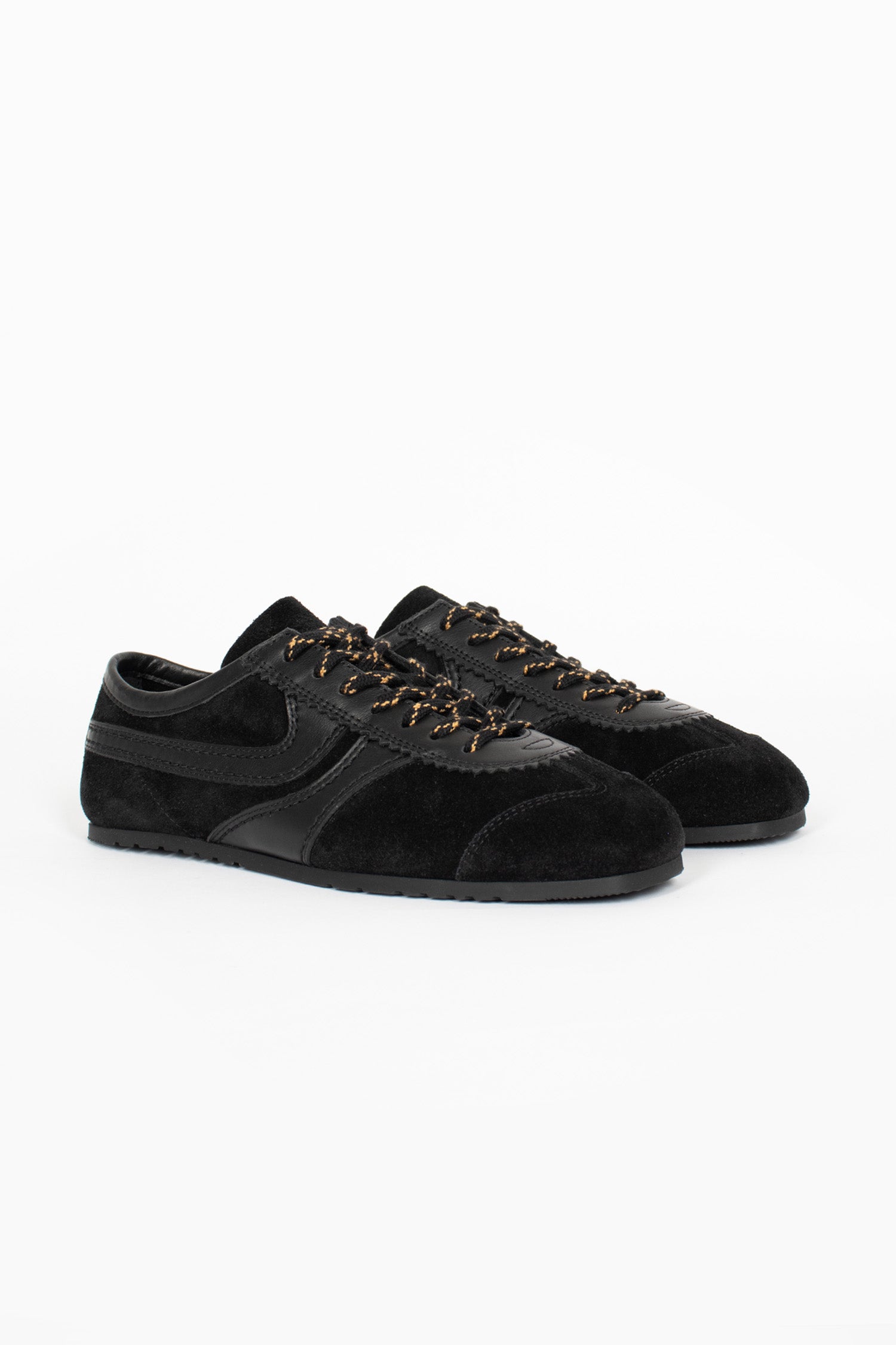 Marathon Suede Sneakers Black