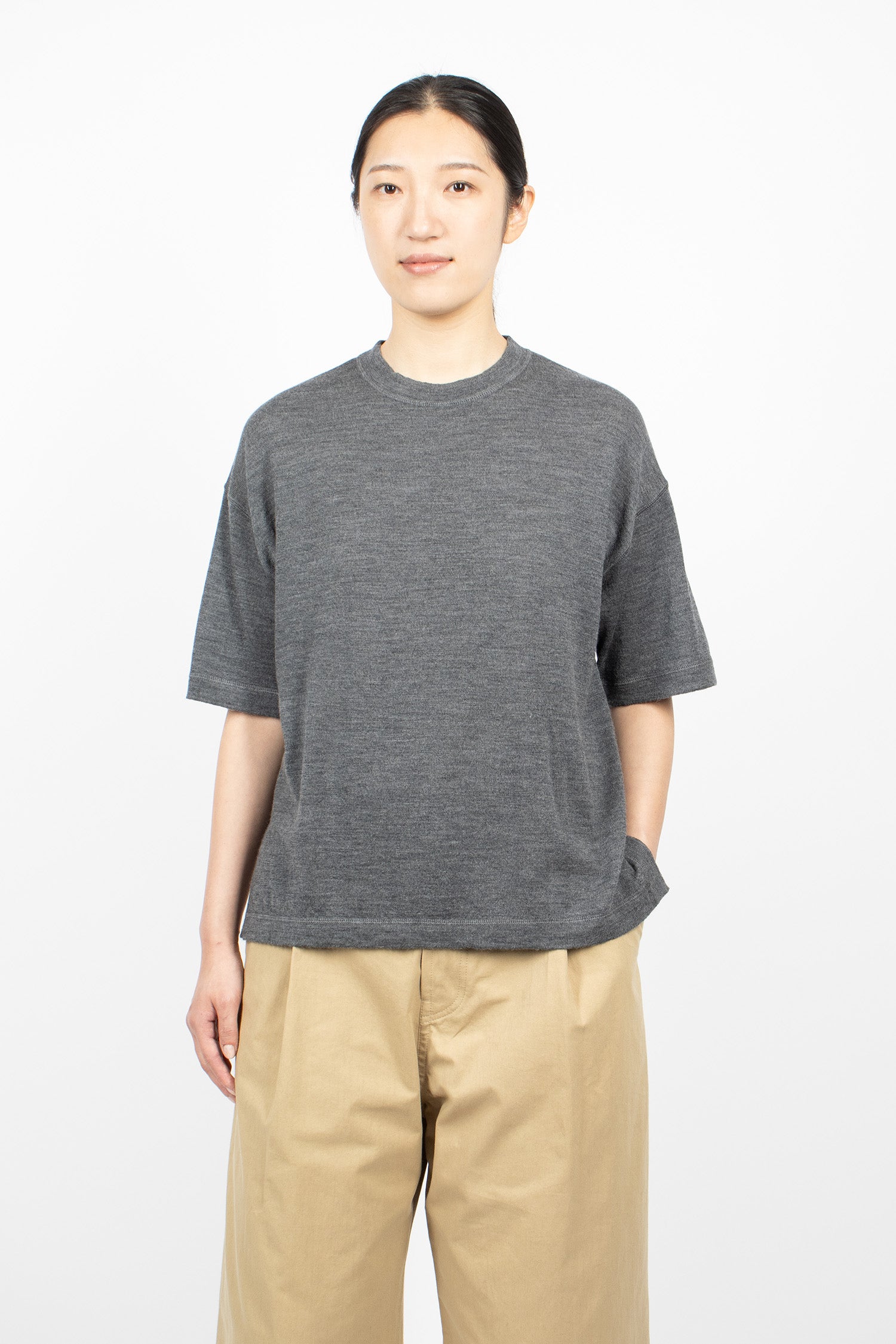 Marta Knit Pullover Steel Melange