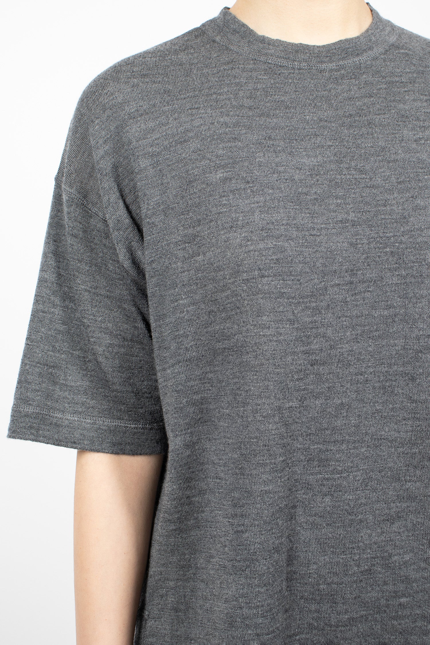 Marta Knit Pullover Steel Melange