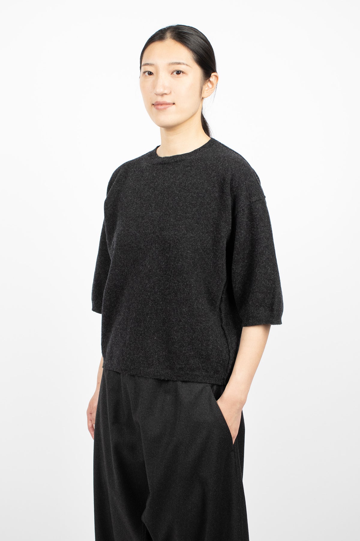 Melody Knit Pullover Anthracite