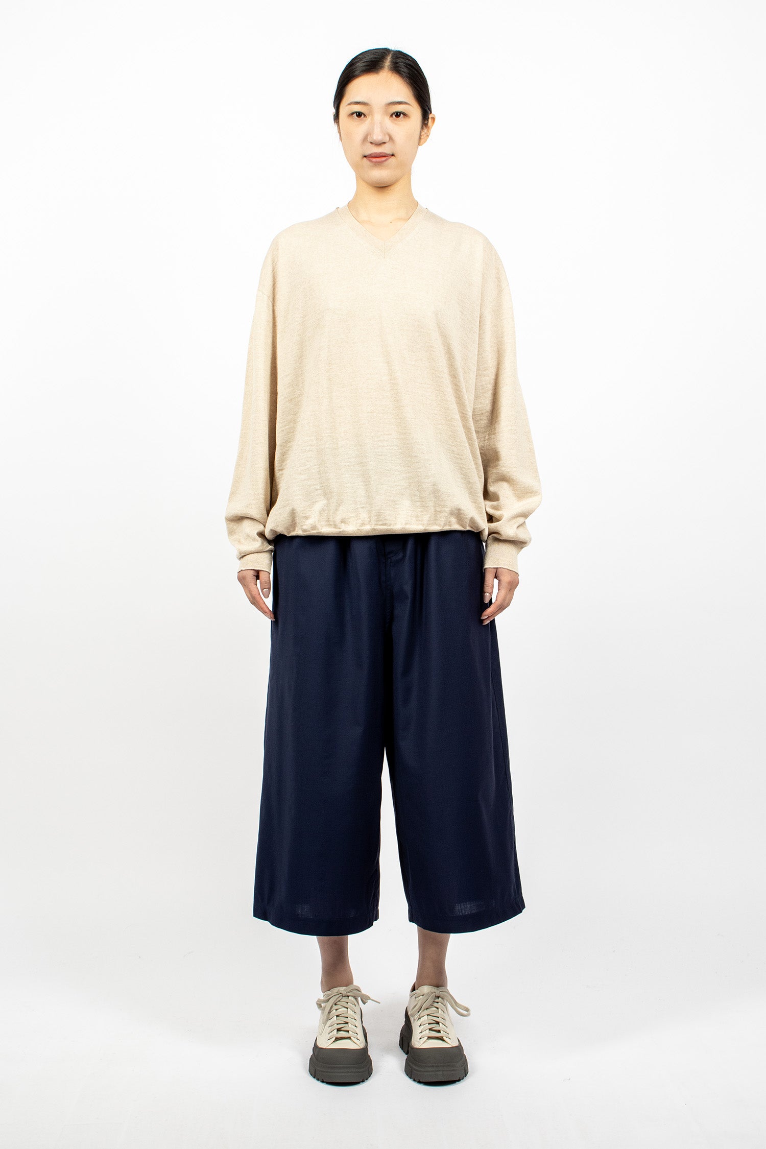 Mexico Knit Jumper Oatmeal Melange