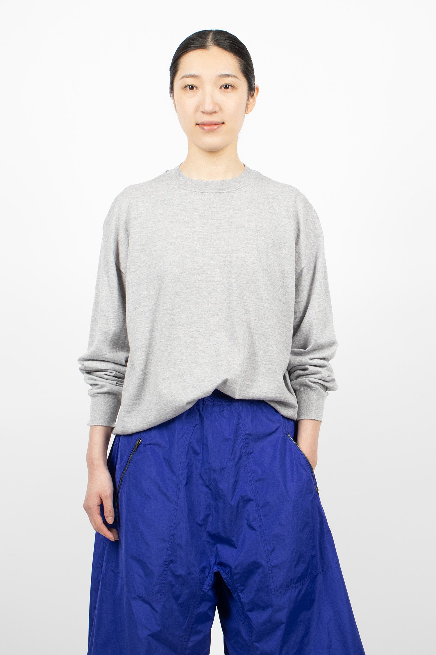 Muscat Knit Pullover Silver