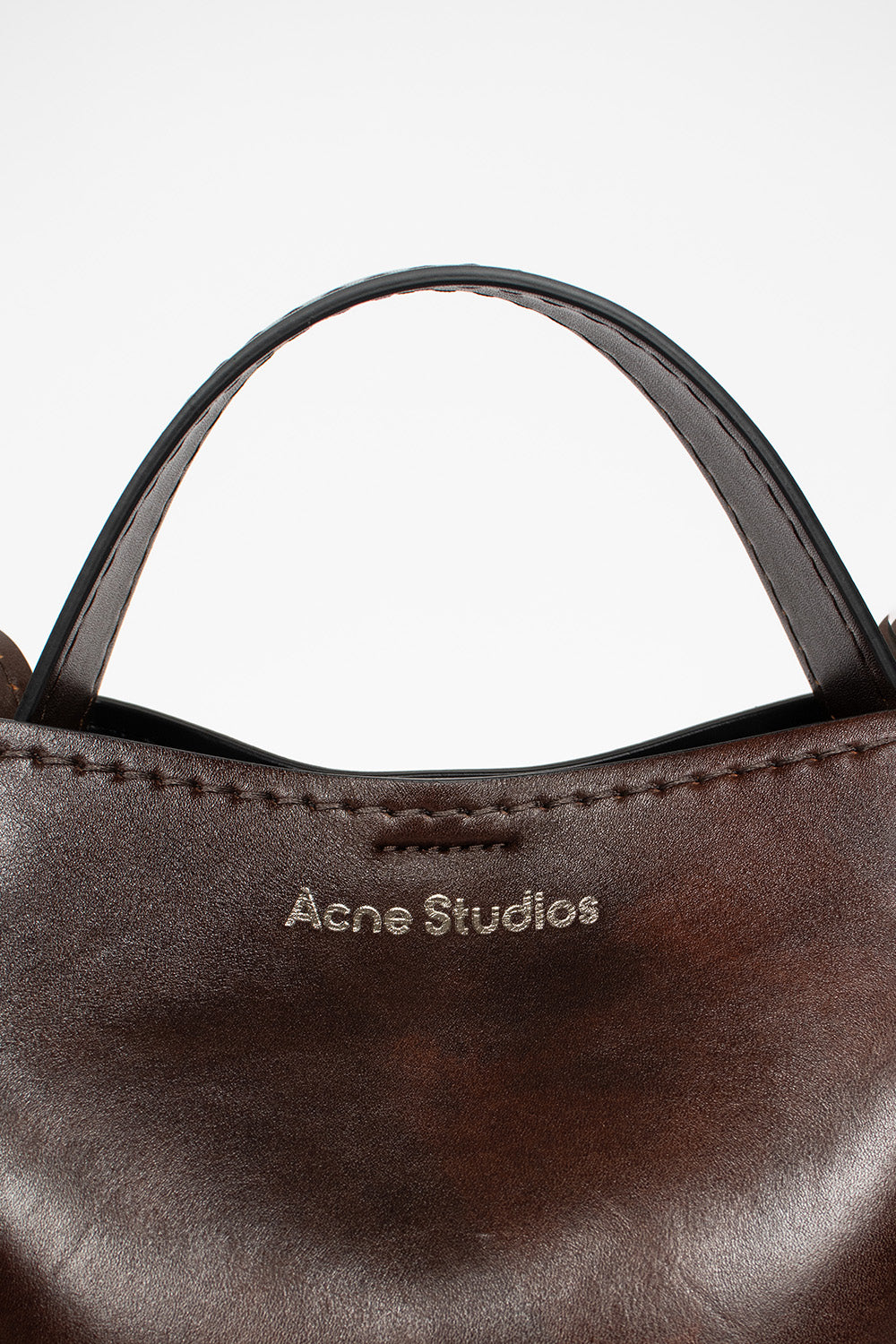 Musubi Mini Shoulder Bag Dark Brown