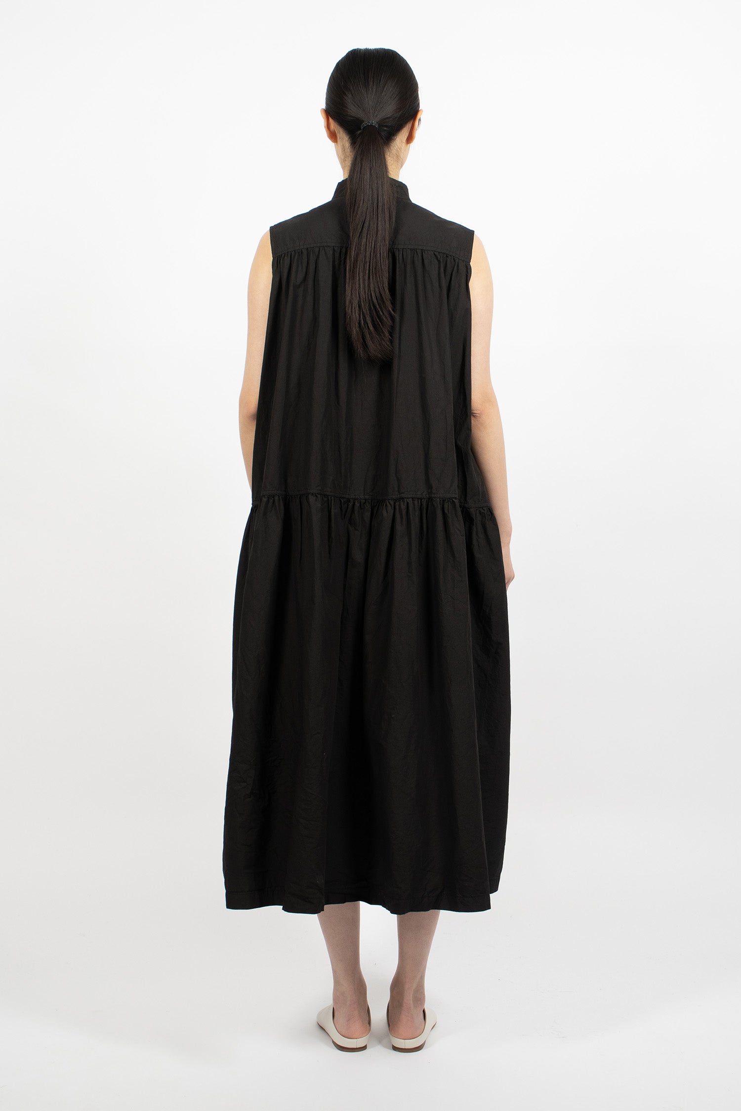 D Sleeveless Dress Black