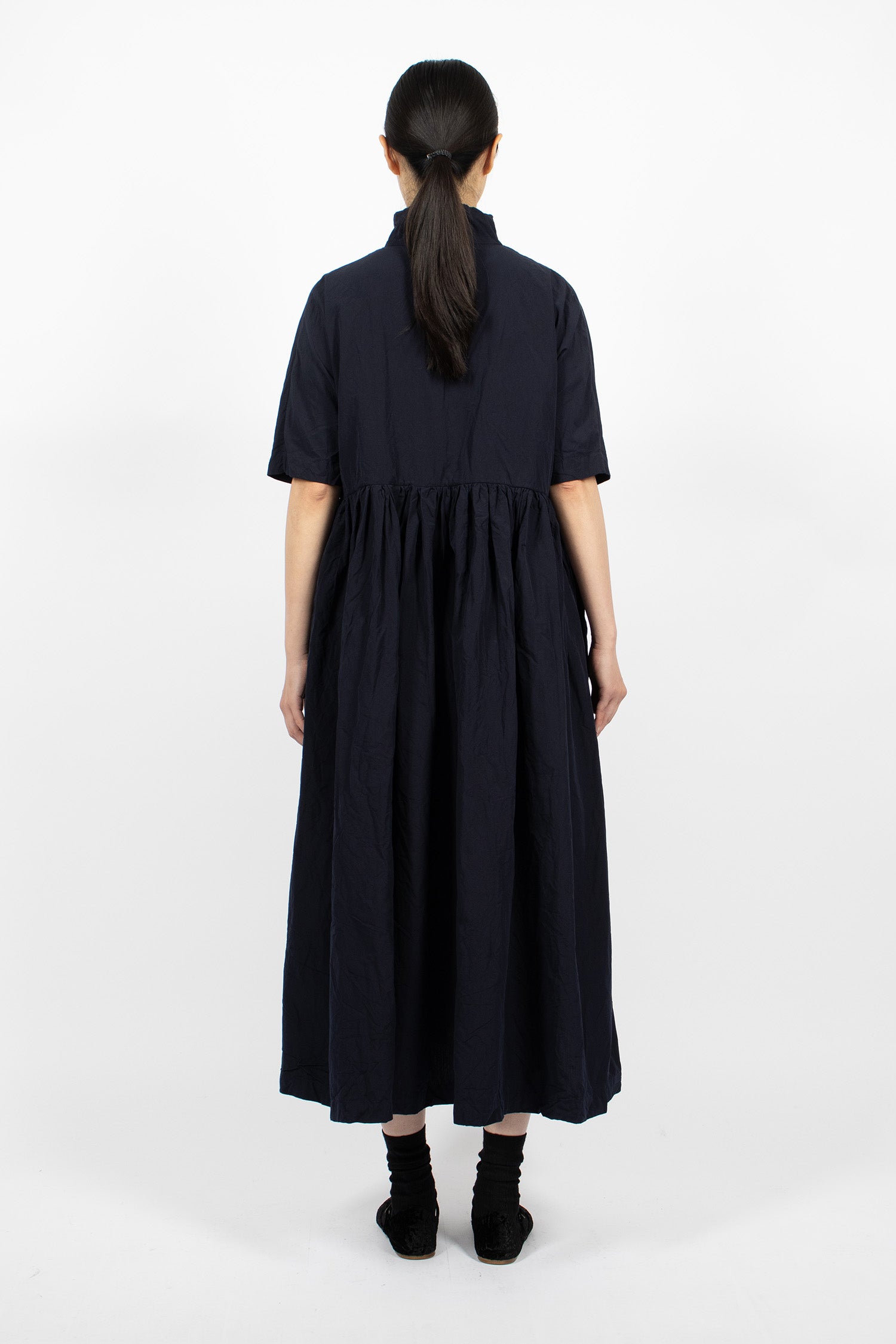 Aria Washed Dress Dark Blue