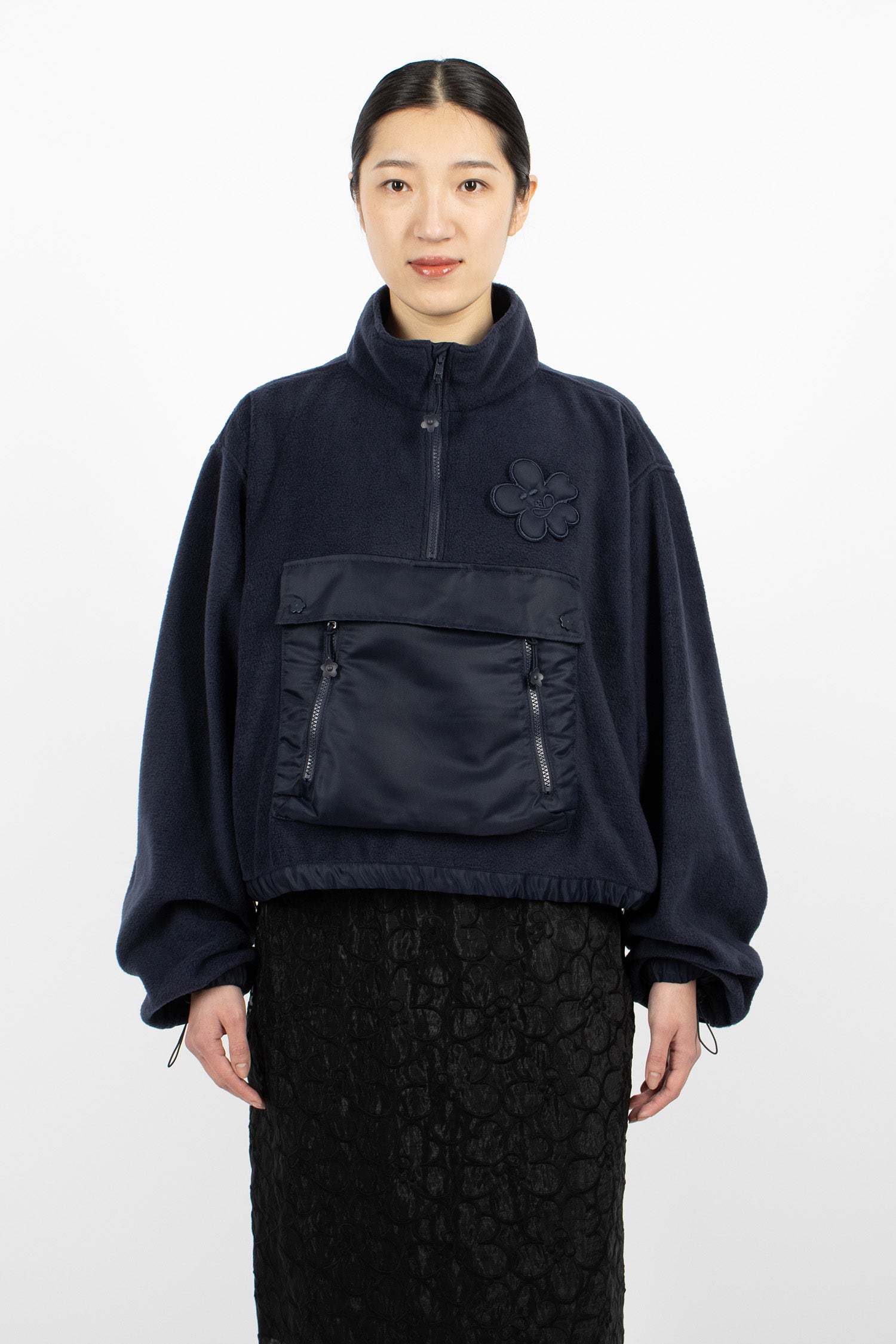 Bastian Fleece Top Navy