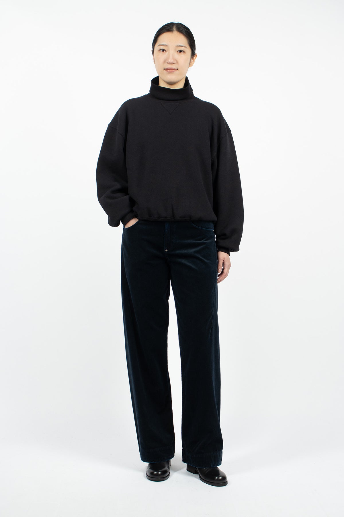 Turtle neck Deb Sweatshirt Starling