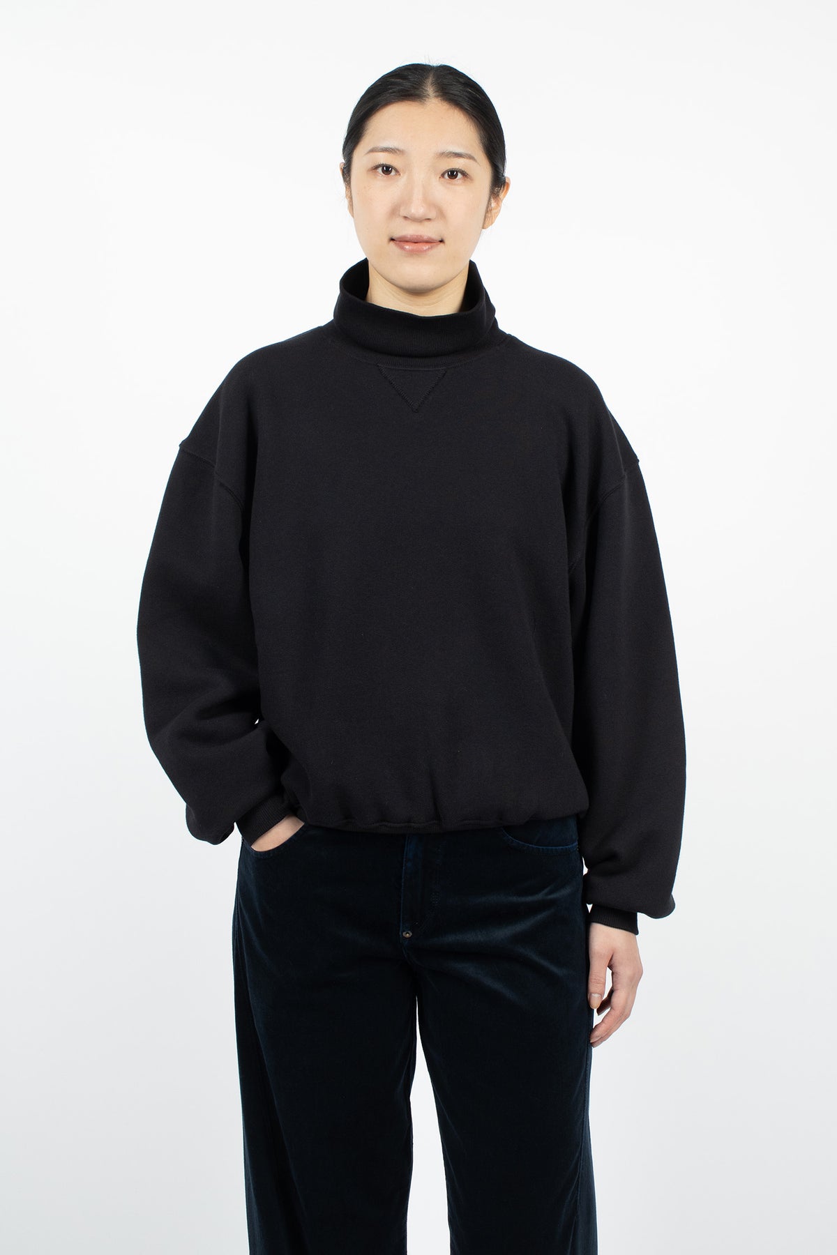 Turtle neck Deb Sweatshirt Starling