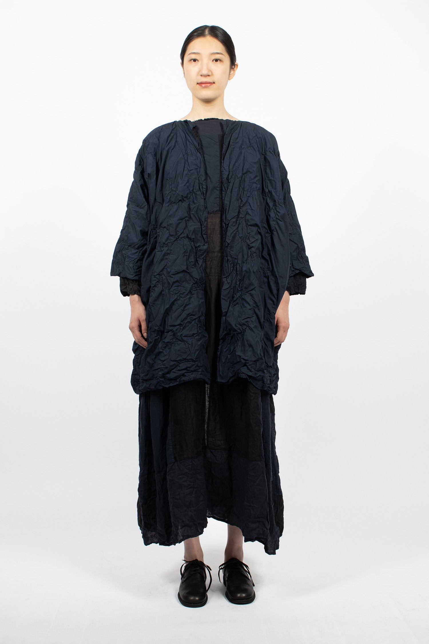 Reversible T Coat Navy Blue/Black