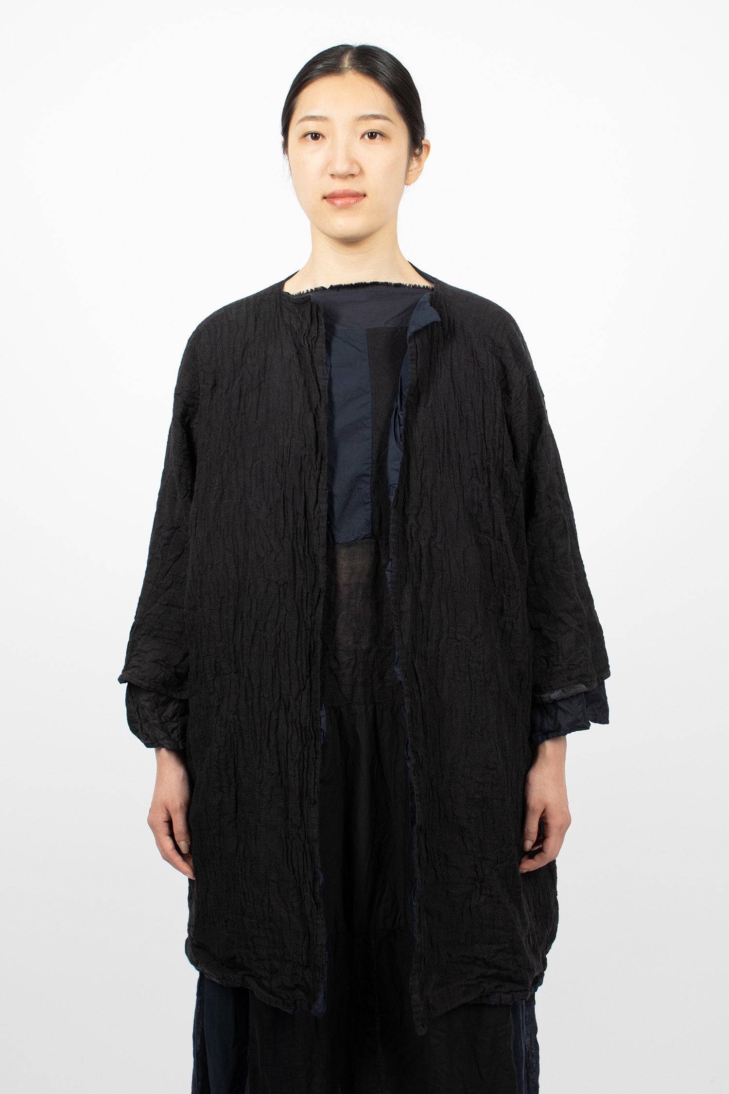 Reversible T Coat Navy Blue/Black