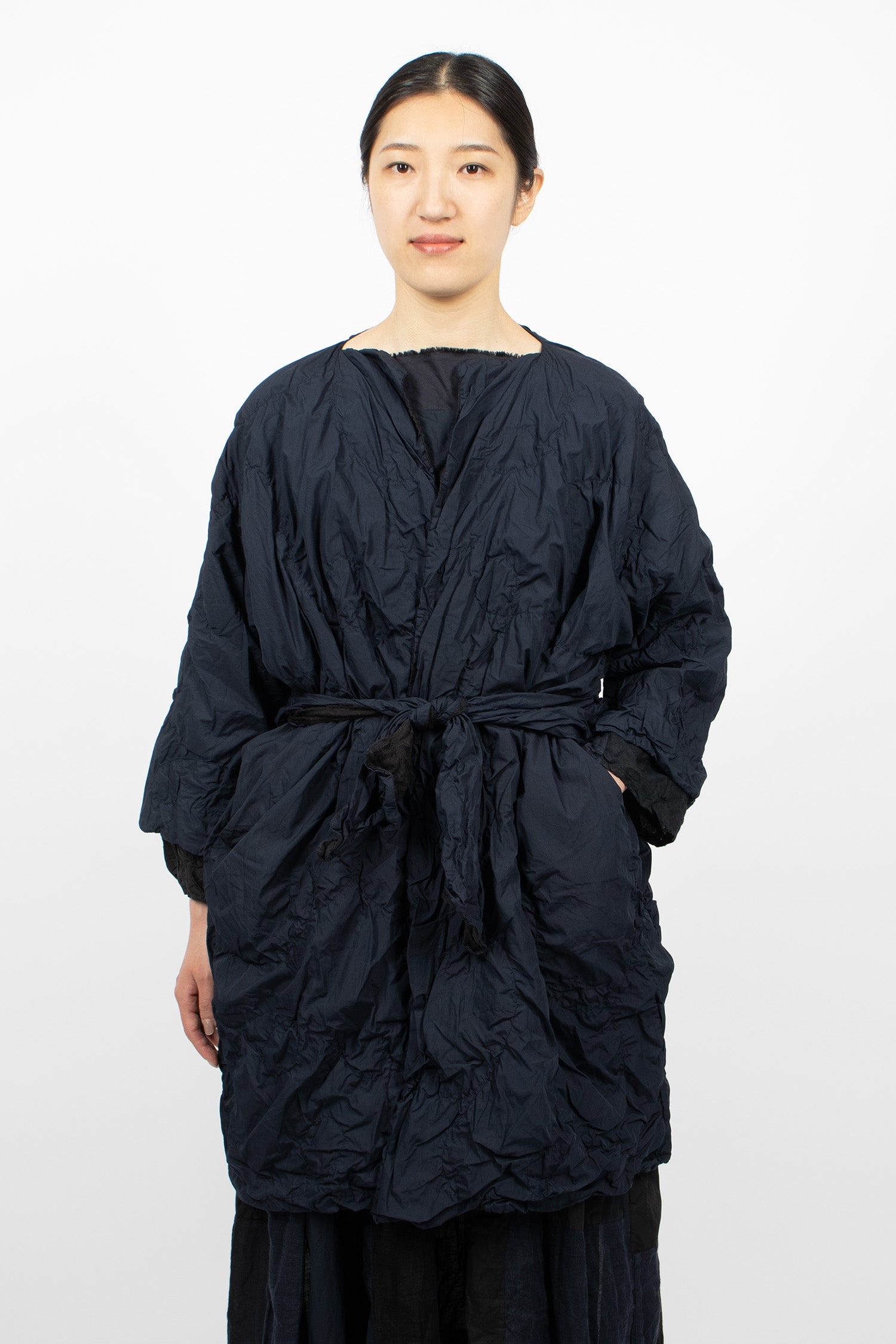 Reversible T Coat Navy Blue/Black