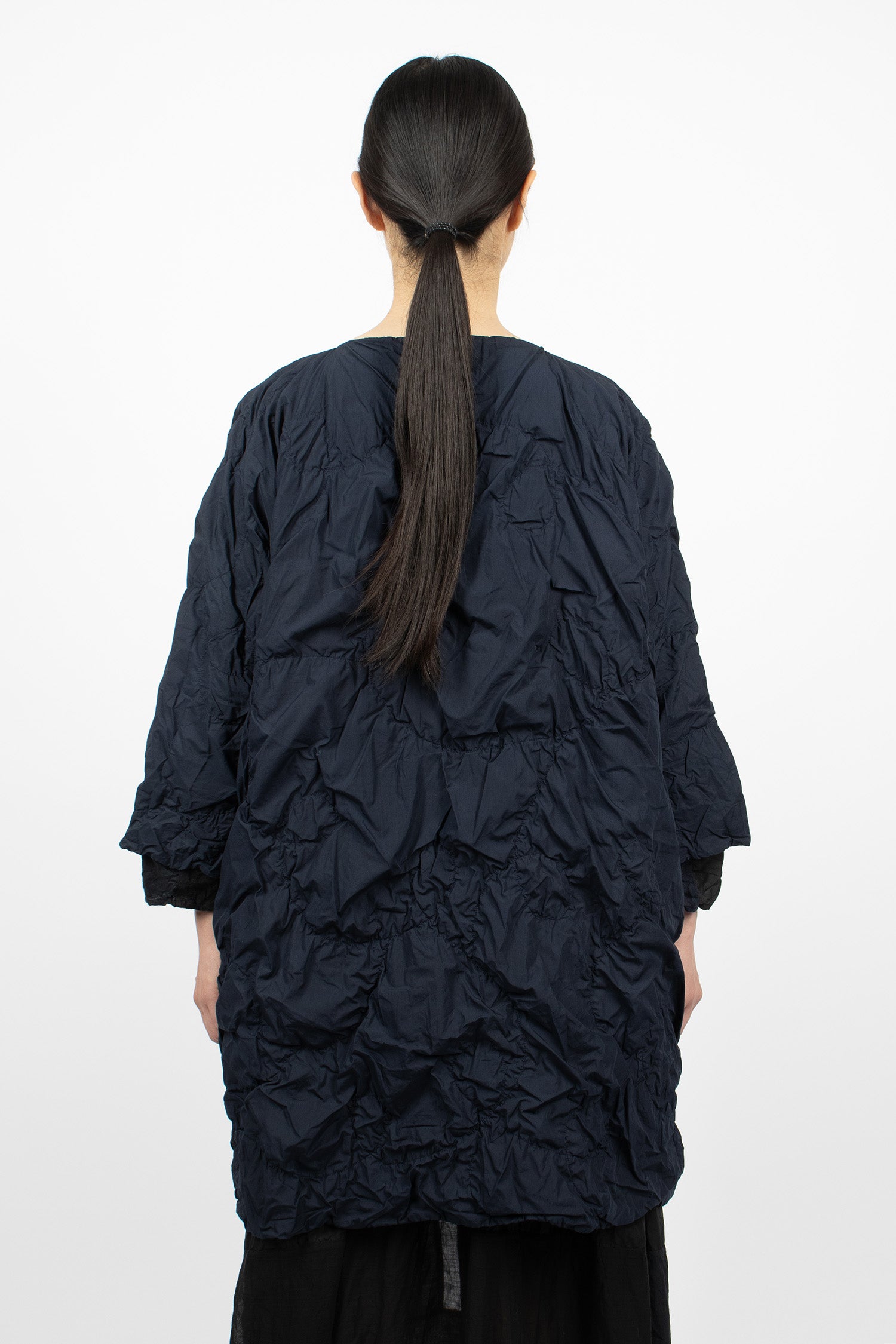 Reversible T Coat Navy Blue/Black