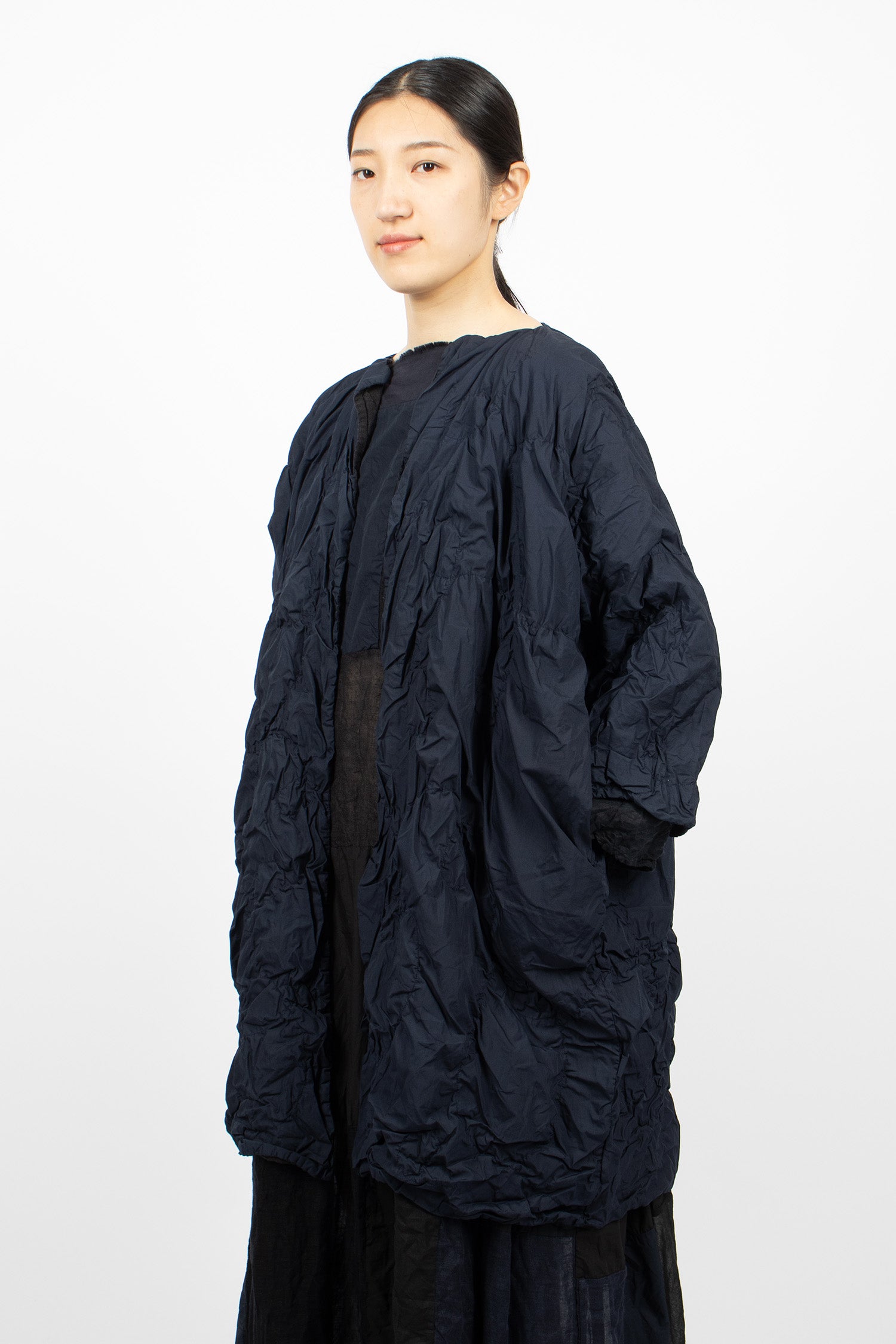 Reversible T Coat Navy Blue/Black