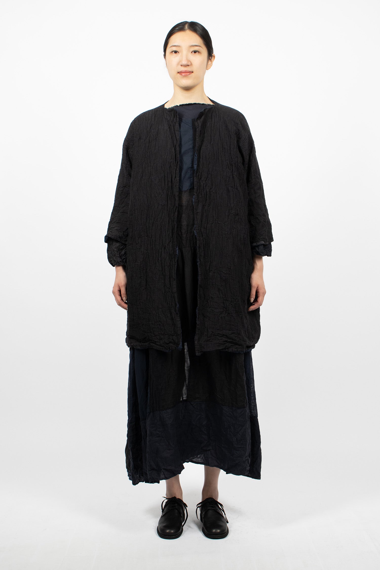 Reversible T Coat Navy Blue/Black