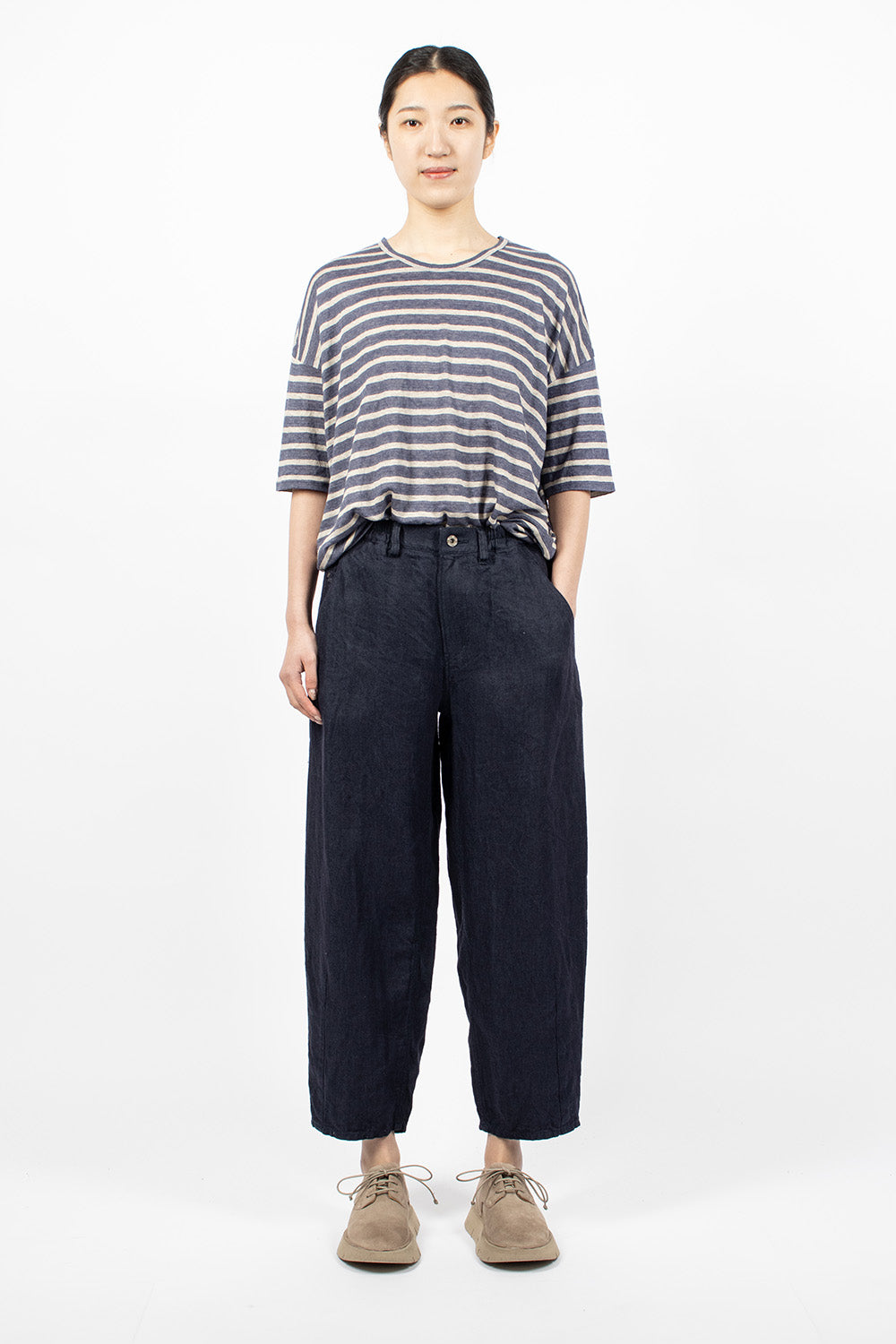 Linen Jeans Navy