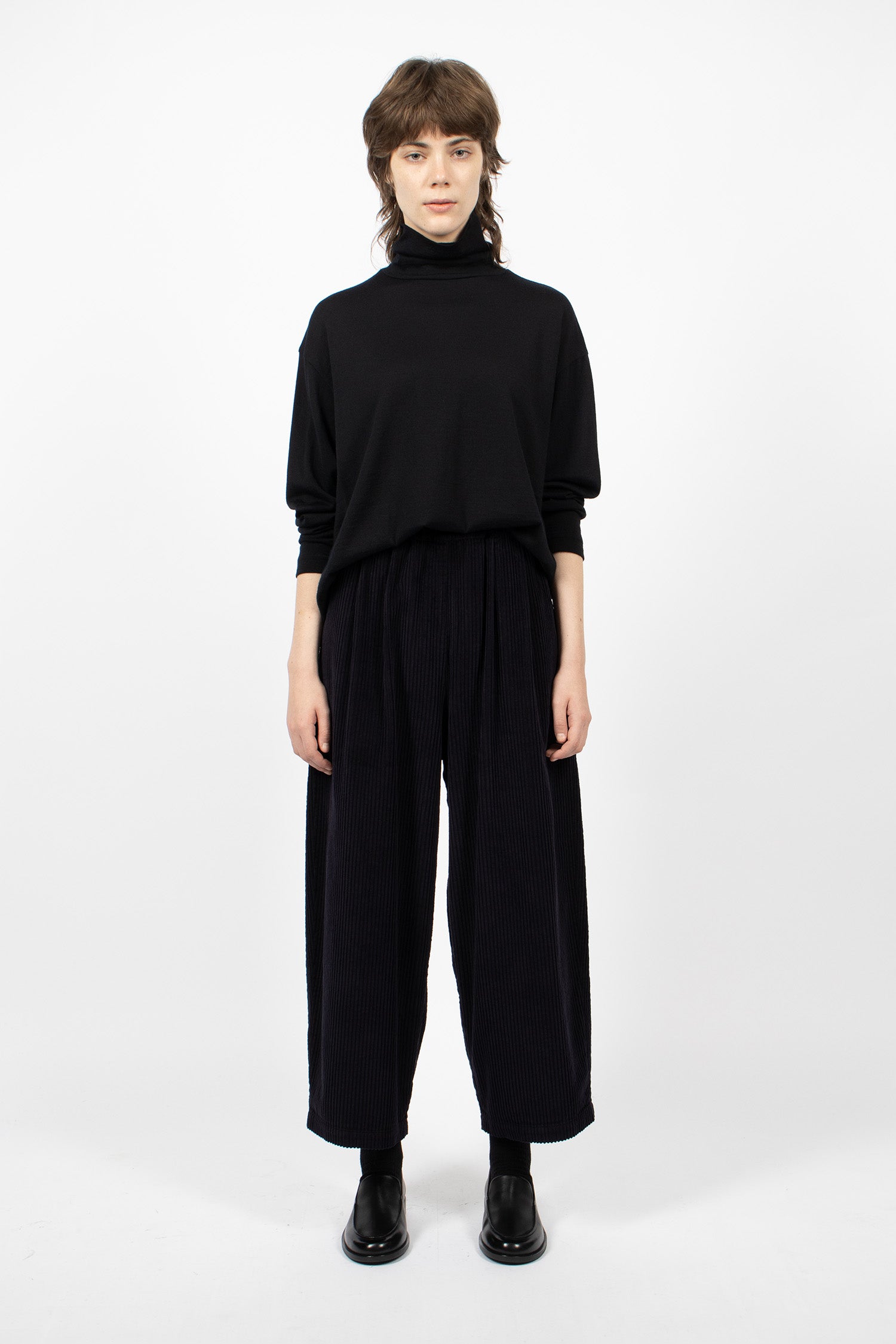 NWD17 Wide Pants Dark Navy