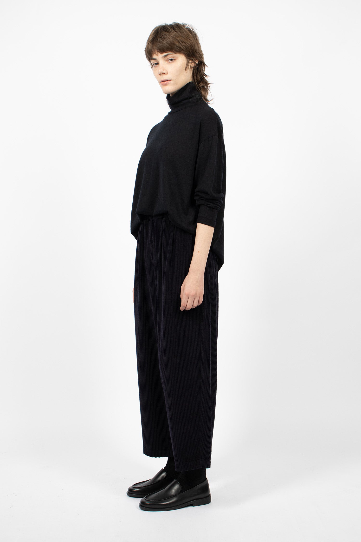 NWD17 Wide Pants Dark Navy