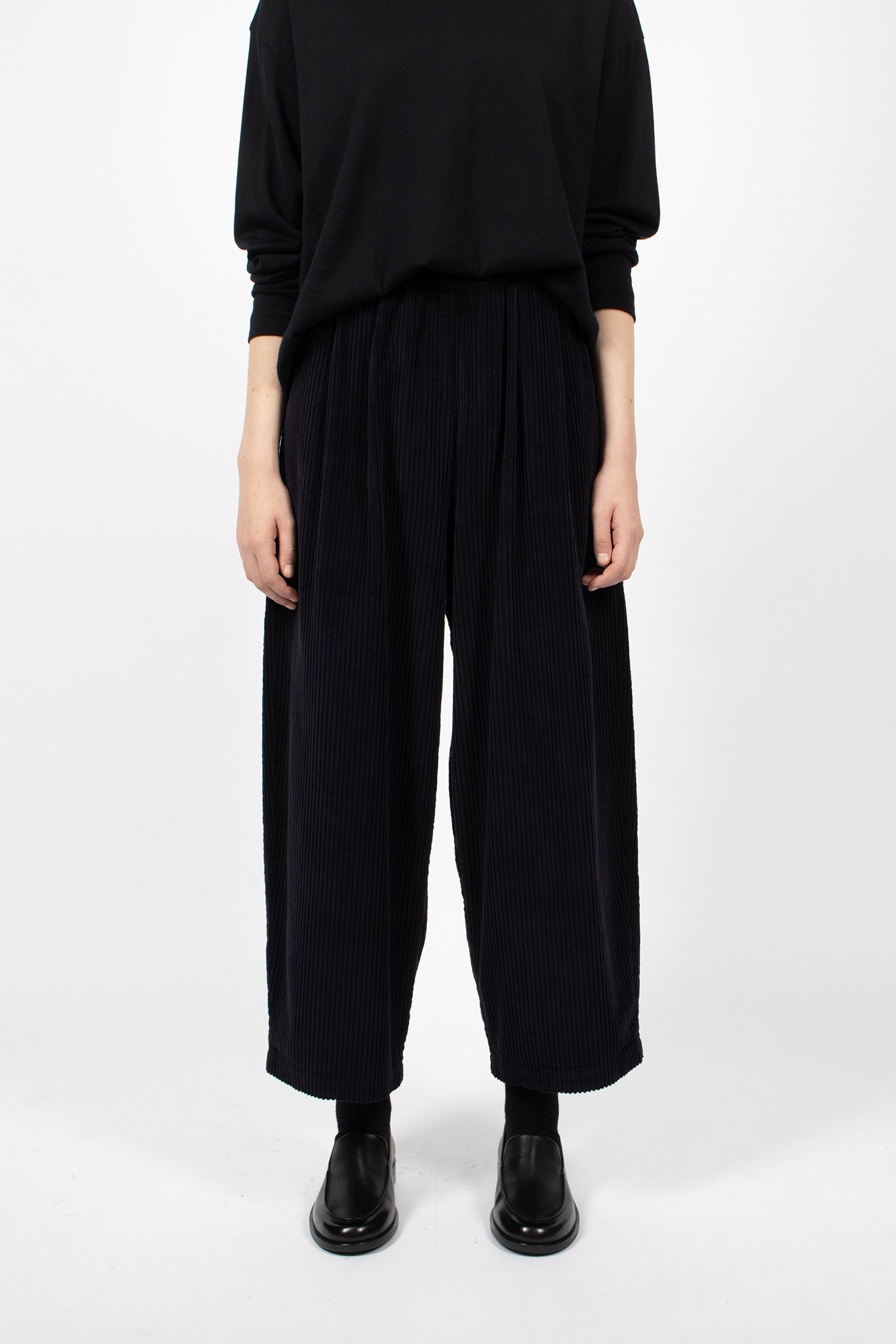 NWD17 Wide Pants Dark Navy