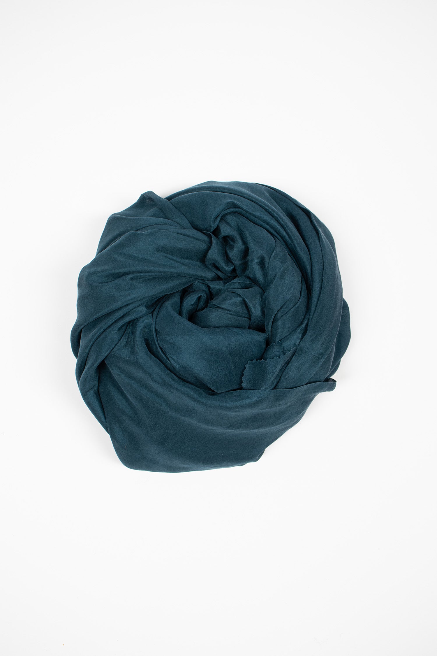 Silk Habotai Light Scarf Ocean