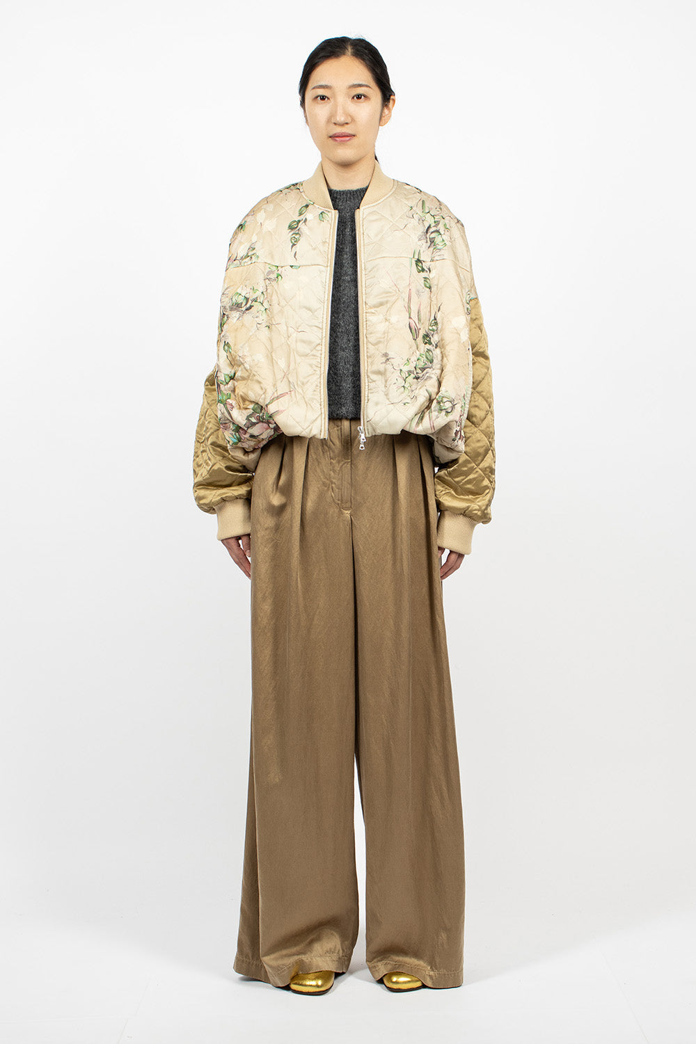 Oversized Suit Trouser Natural