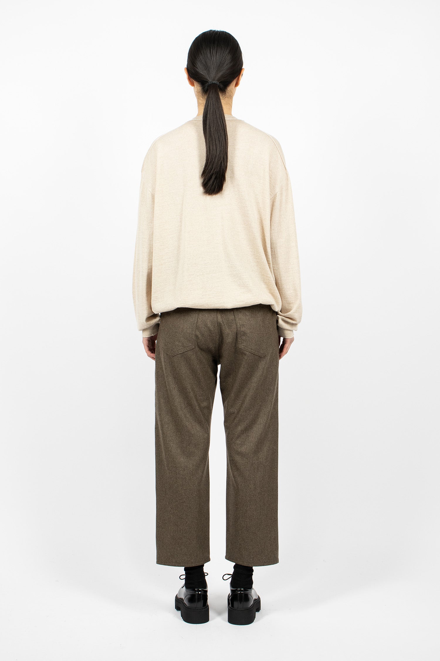 Pan Cropped Jeans Mink Melange