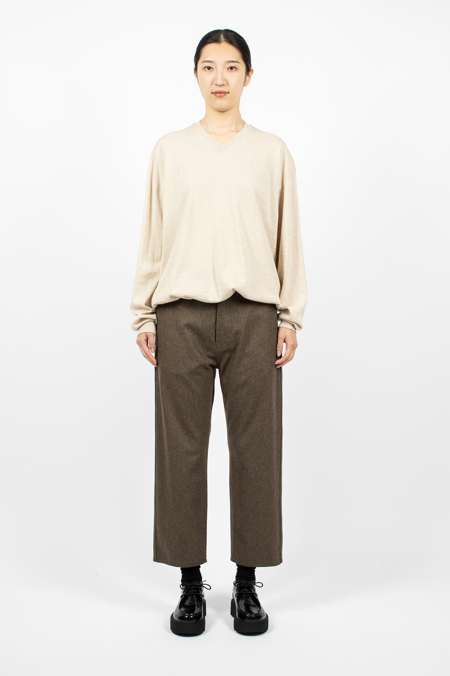 Pan Cropped Jeans Mink Melange