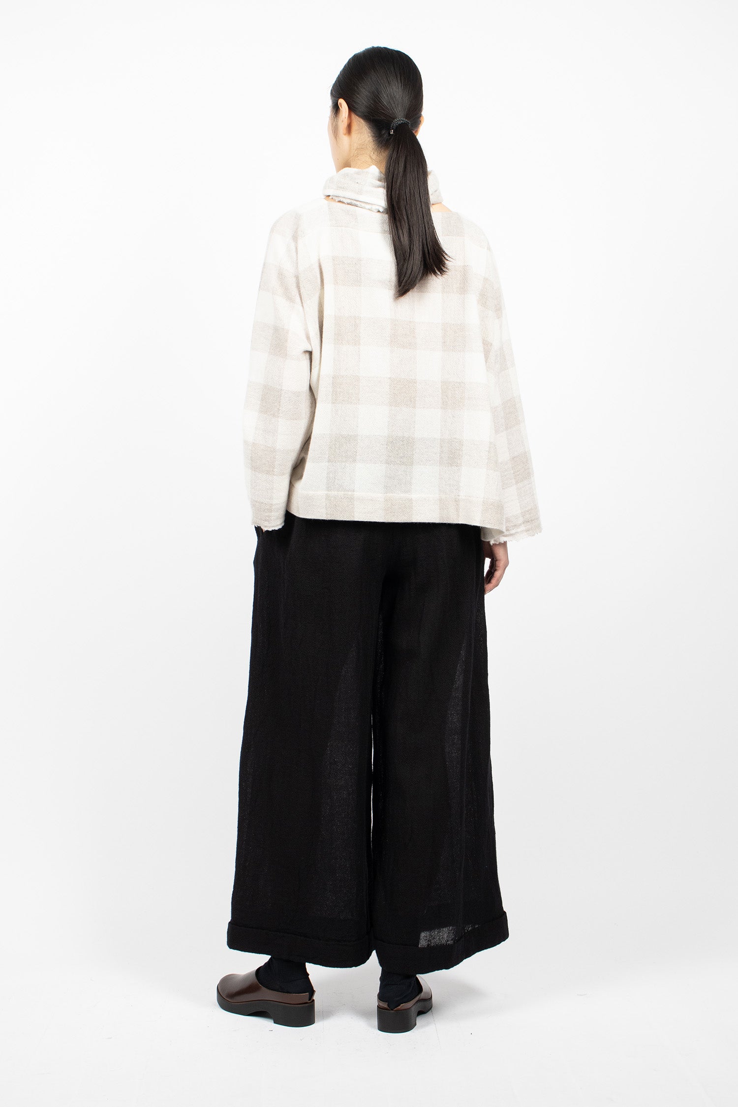 Spi Pyjama Trousers Black Wool