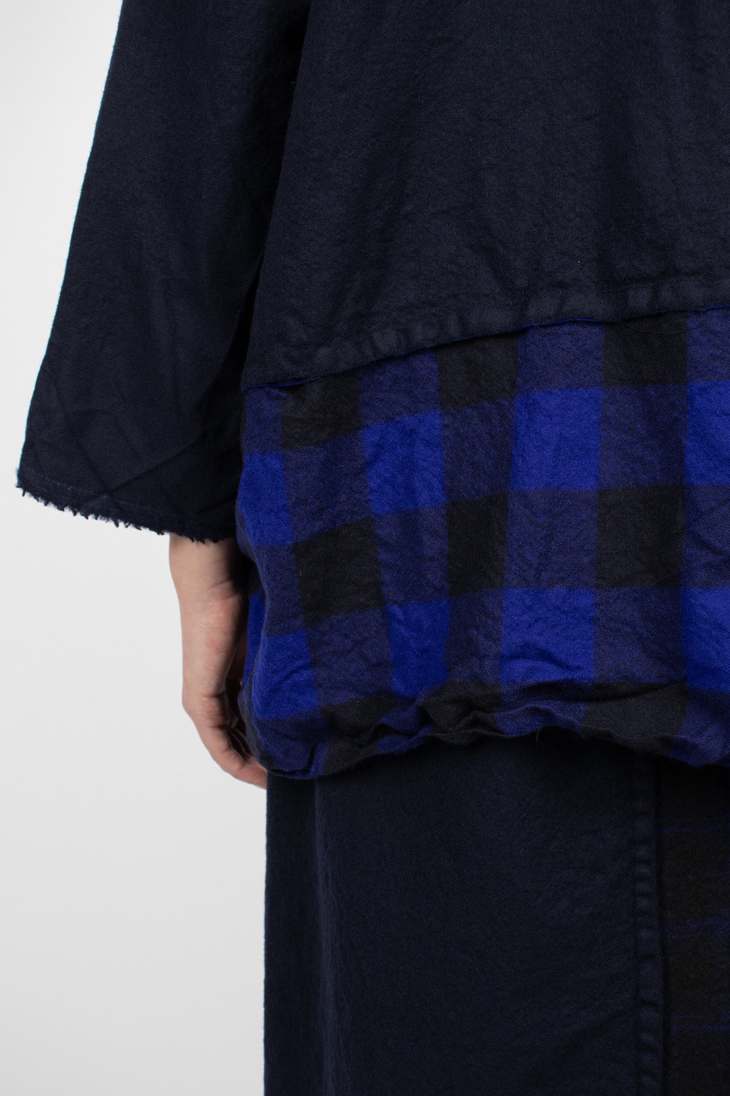 Triton Washed Patch Shirt Black Blue Mix