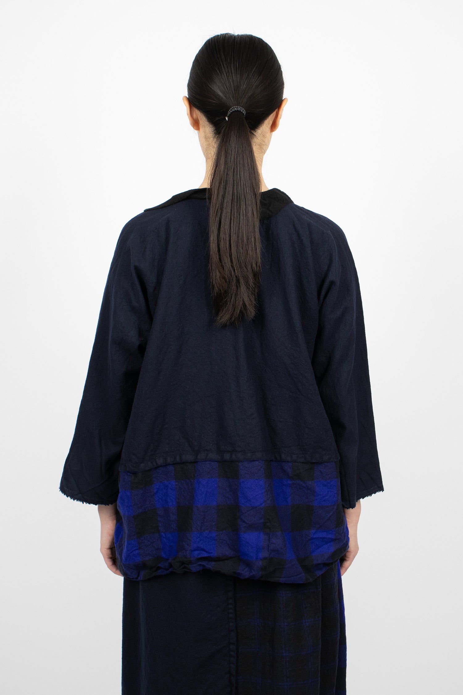 Triton Washed Patch Shirt Black Blue Mix