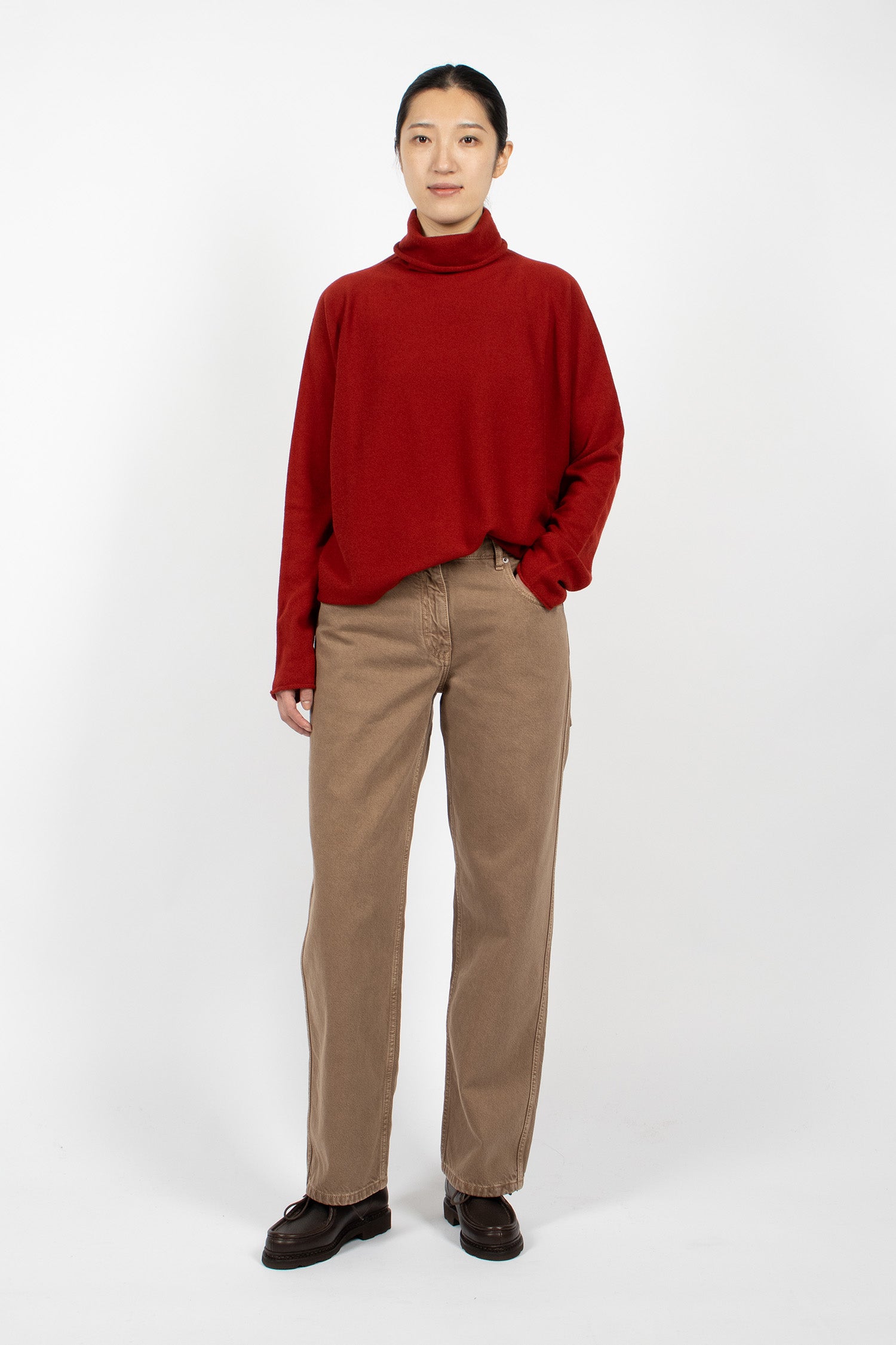 Paulo Denim Pants Mushroom