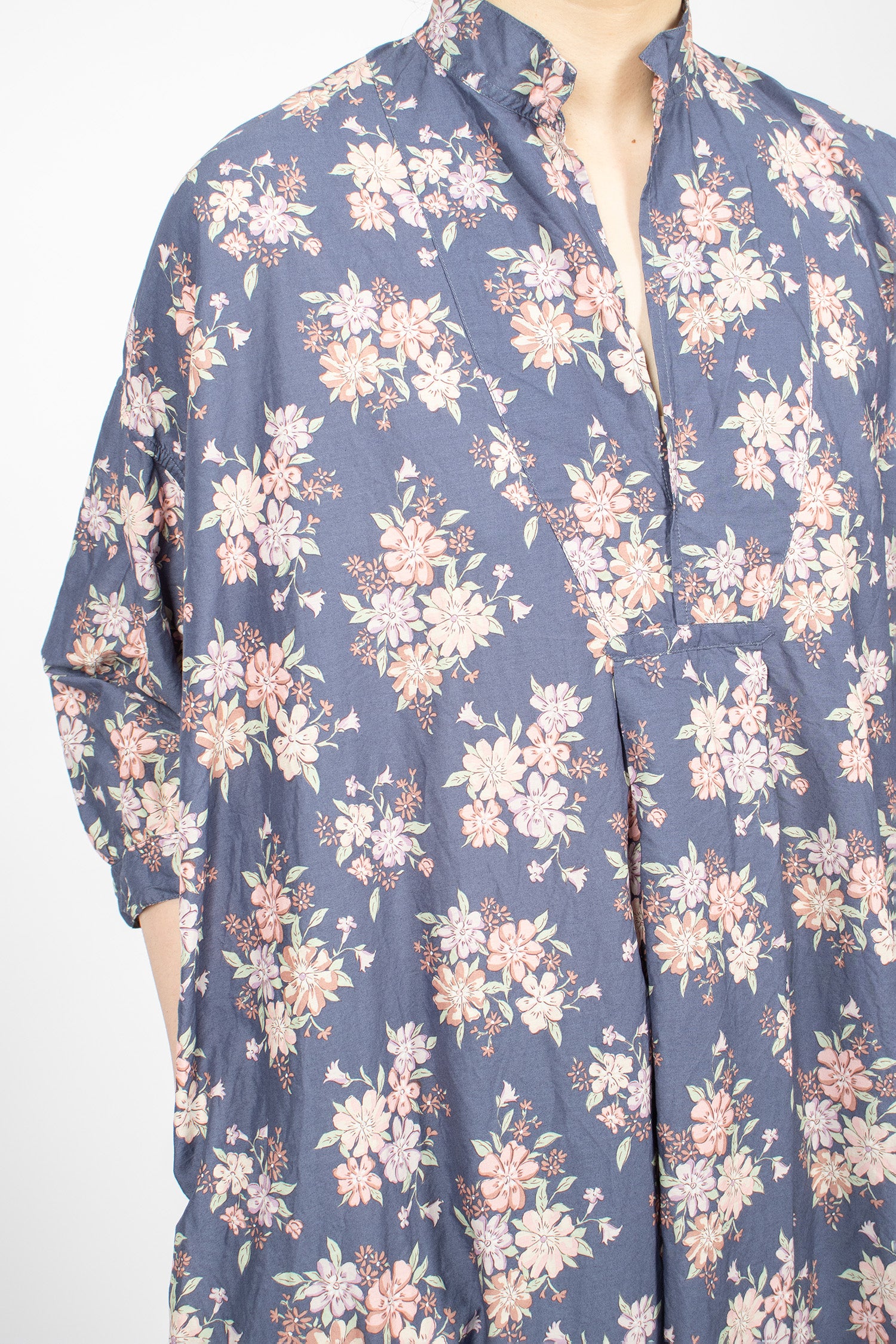 Kora Medium Shirt Liberty Blue Flower 1