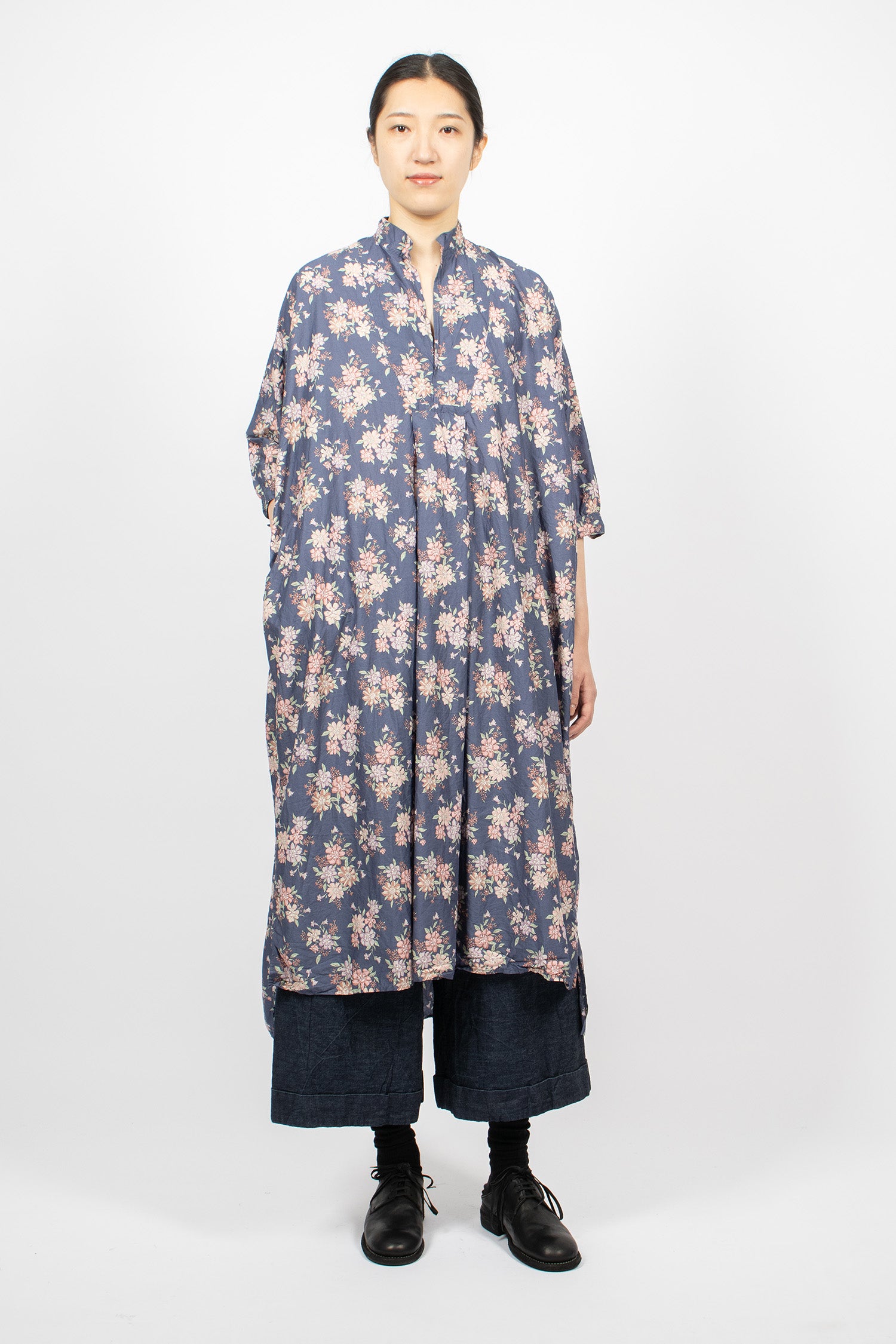 Kora Medium Shirt Liberty Blue Flower 1
