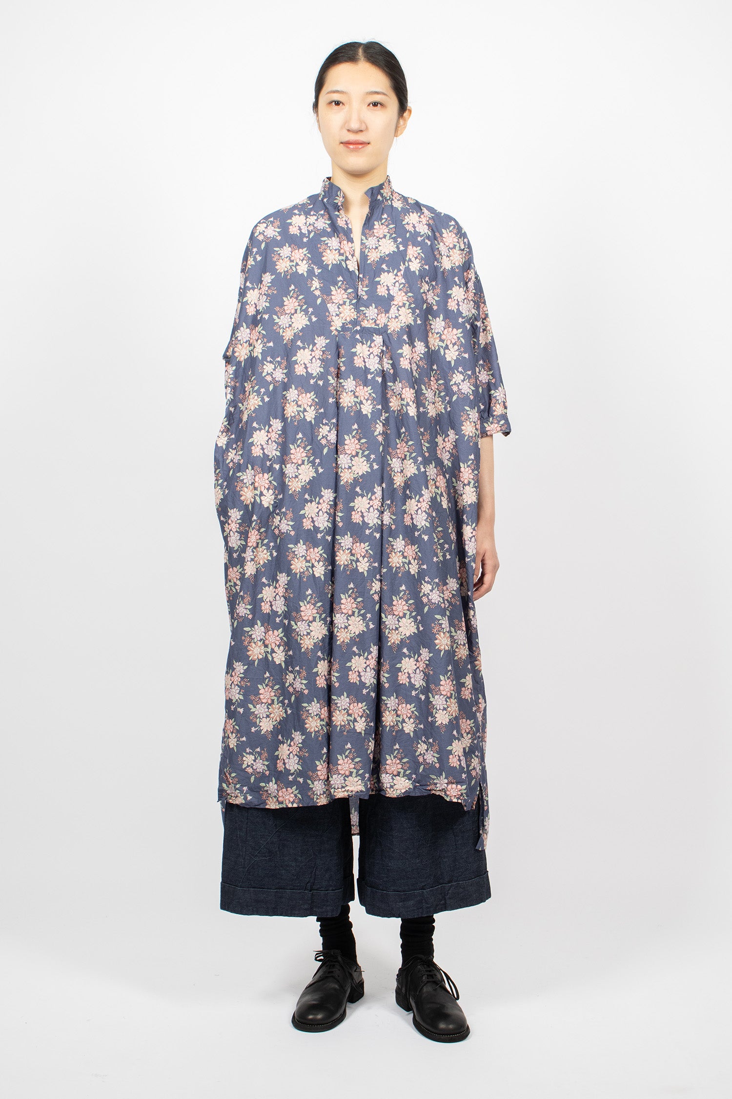 Kora Medium Shirt Liberty Blue Flower 1