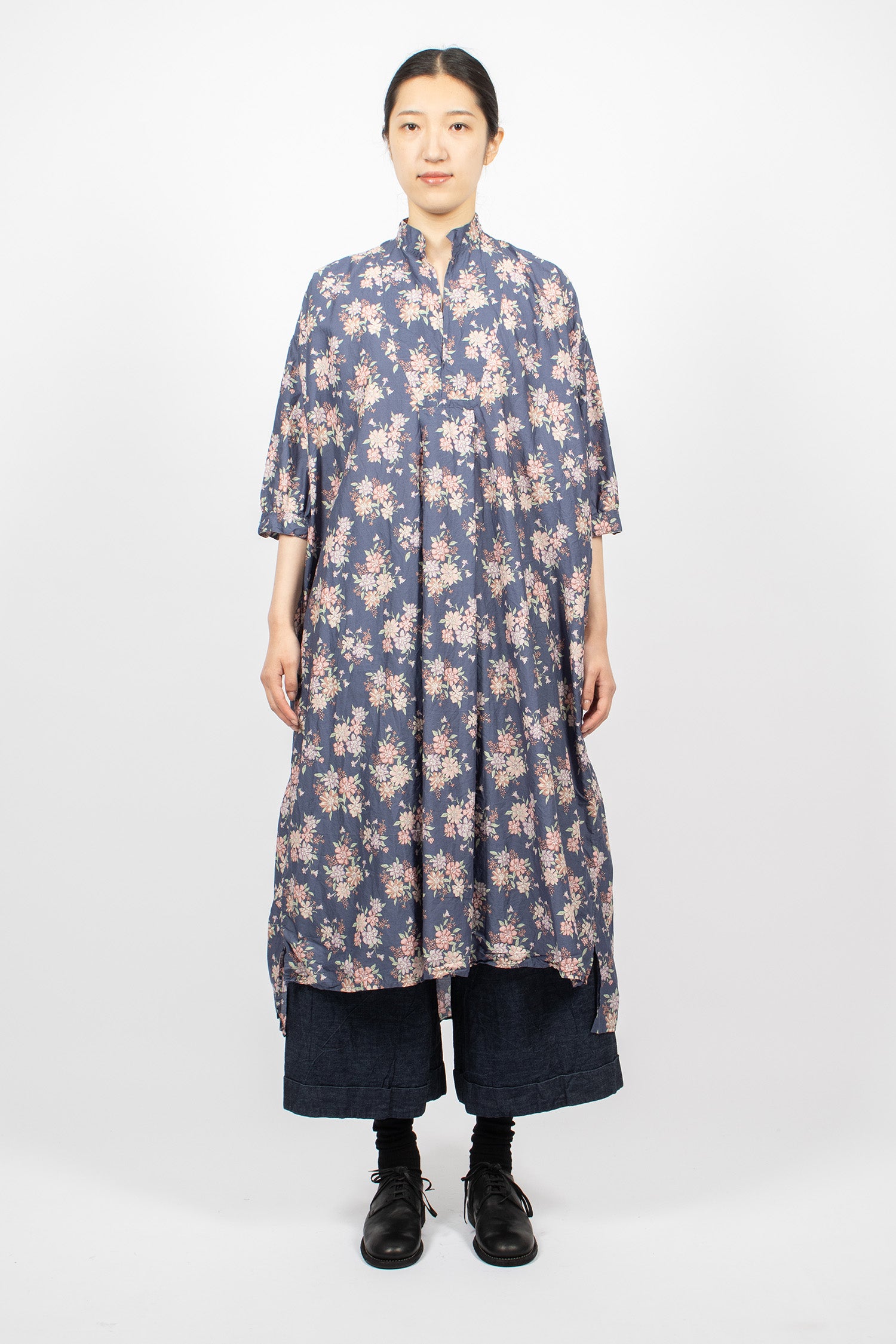 Kora Medium Shirt Liberty Blue Flower 1