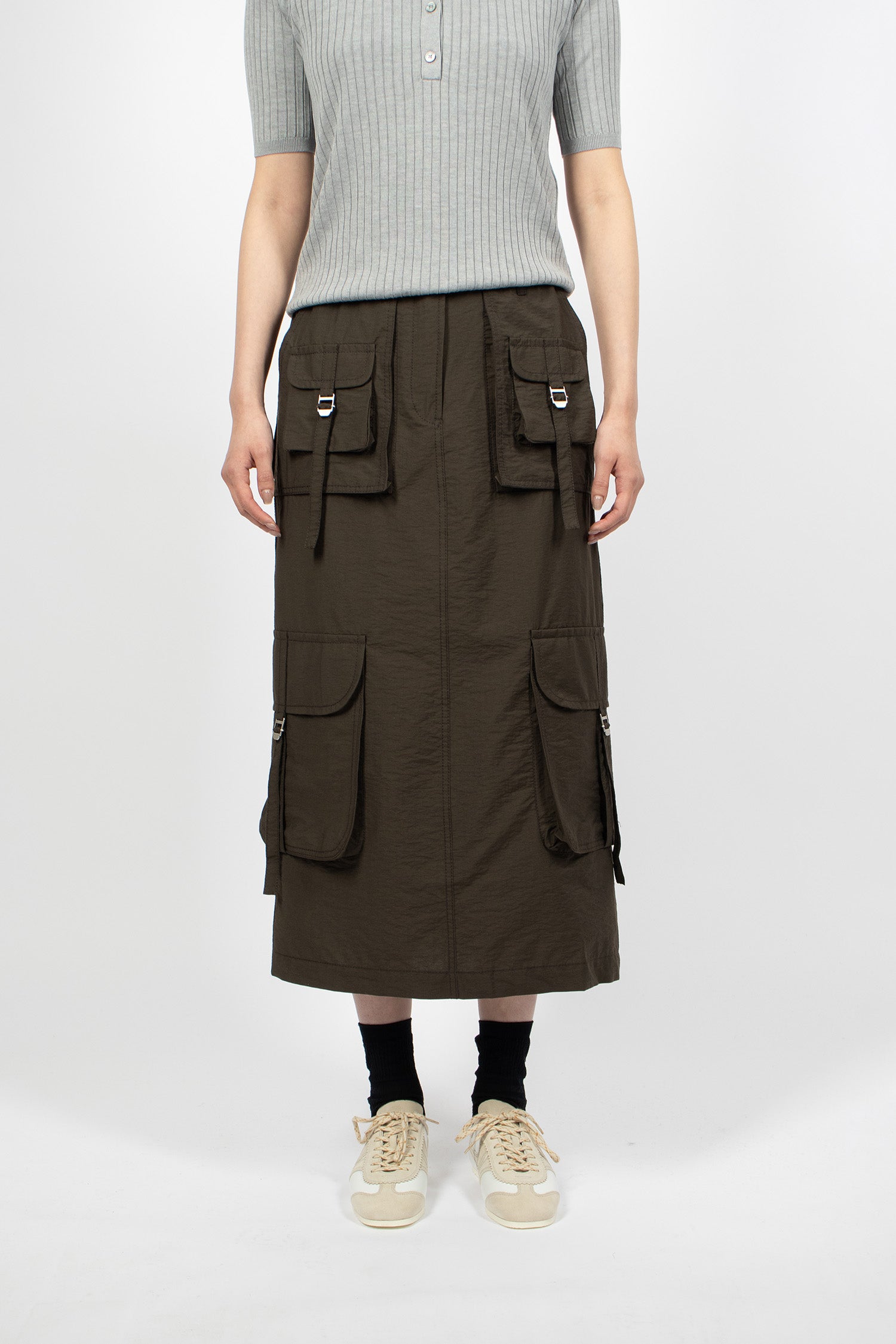 Cargo Skirt Dark Grey